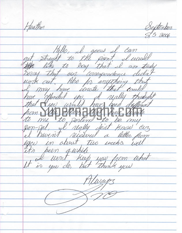 Lorenzo Fayne Letter and Envelope Set Both Signed