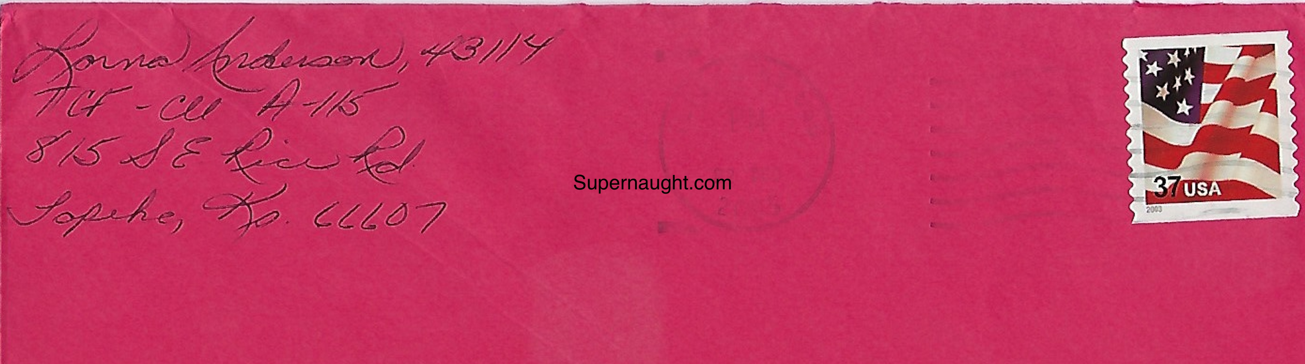 Lorna Anderson Letter and Envelope Set Both Signed image 3
