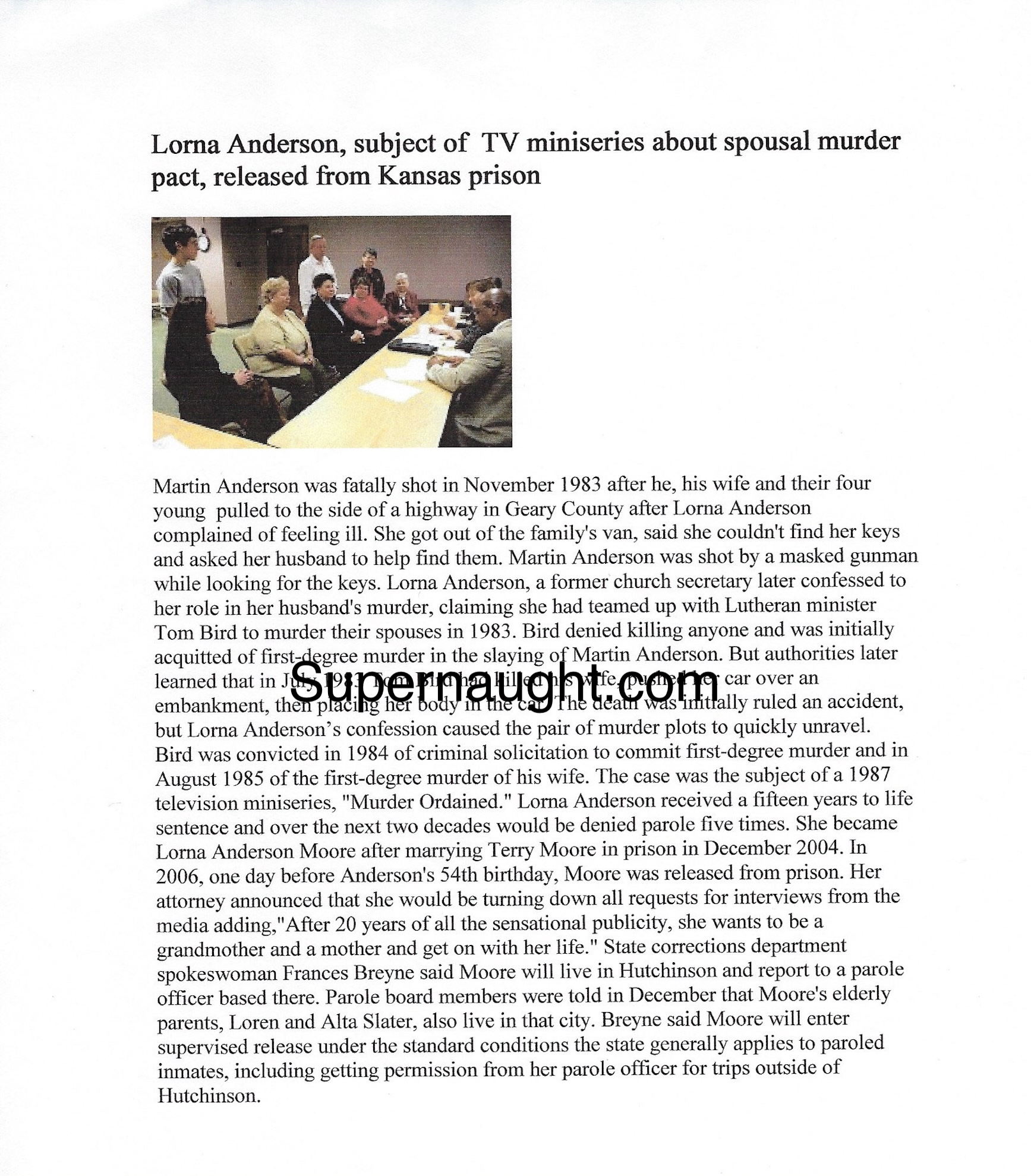 Lorna Anderson Signed Prison Envelope with Bio image 2