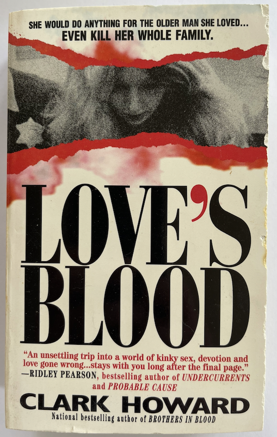 Love's Blood Clark Howard Paperback Book Columbo DeLuca