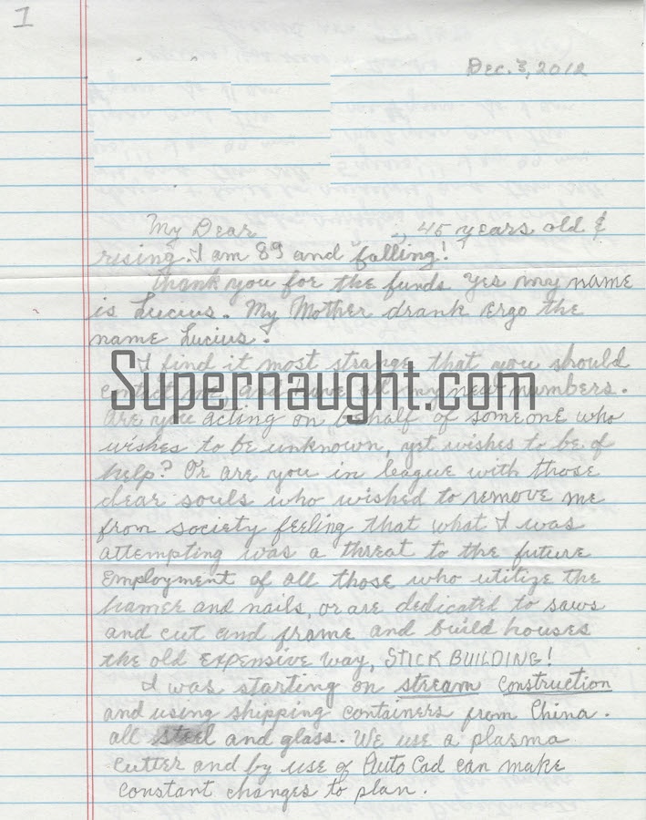 Lucius Foster Letter and Envelope Both Signed