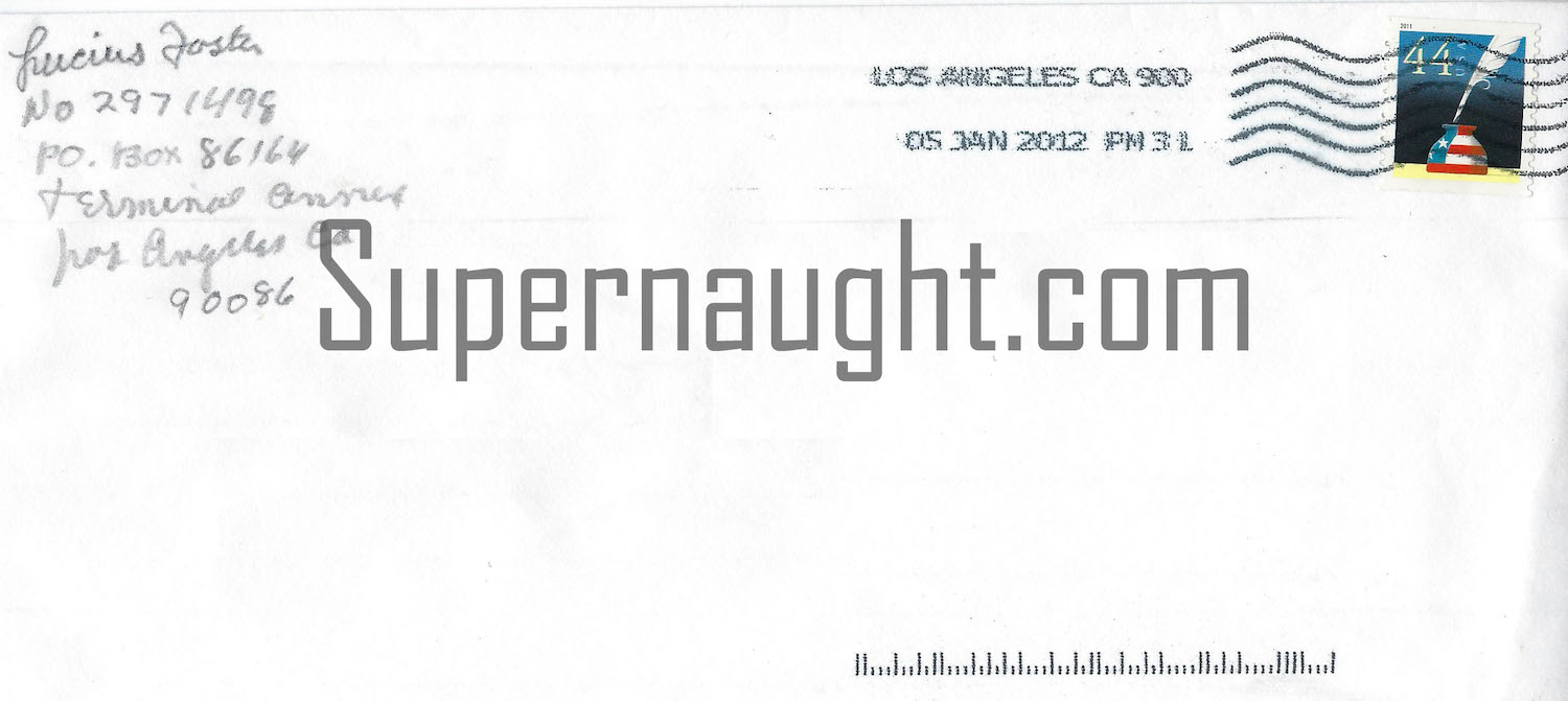 Lucius Foster Letter and Envelope Both Signed image 3