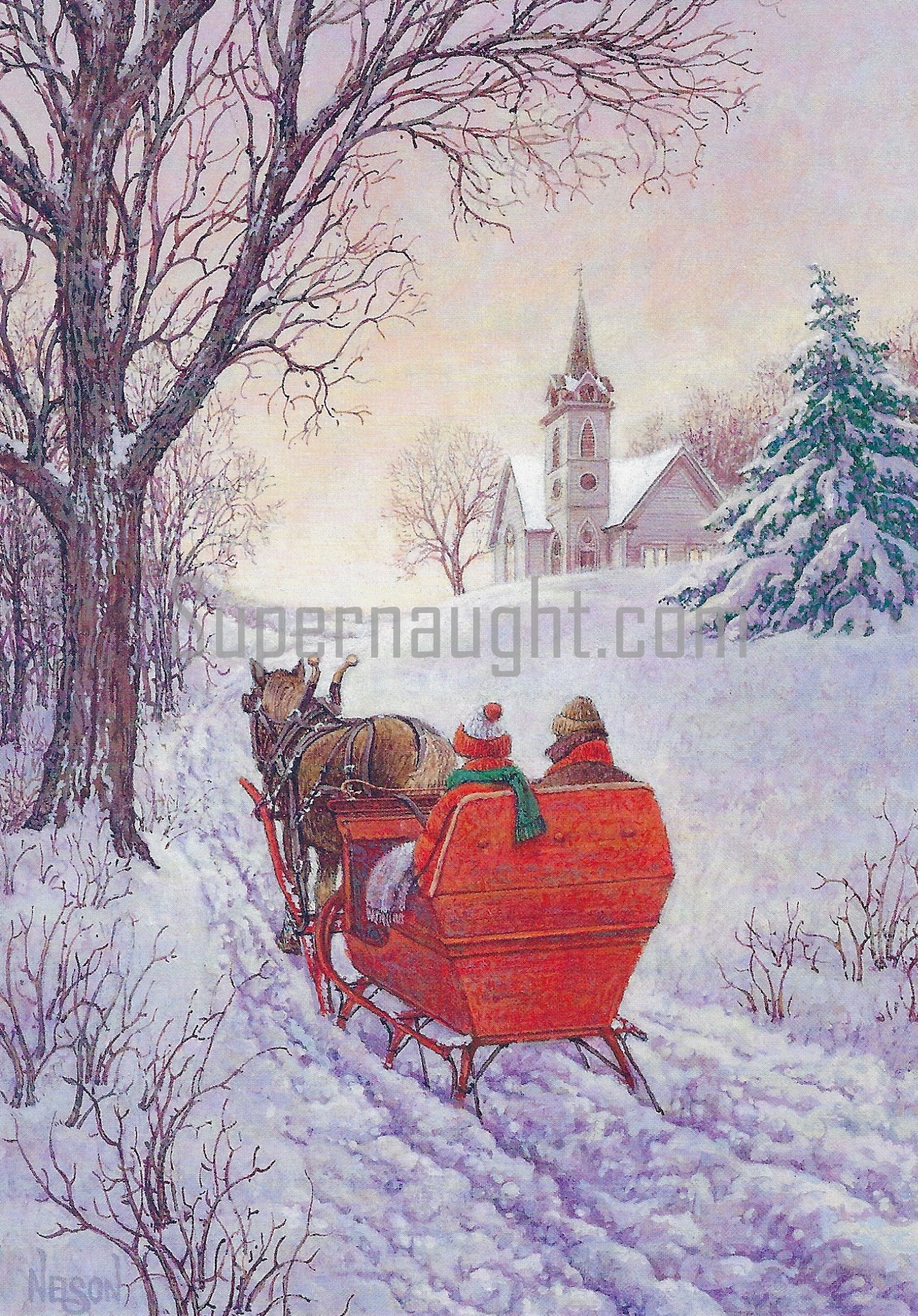 Lynette Fromme Christmas Card And Envelope Set Both Signed image 3