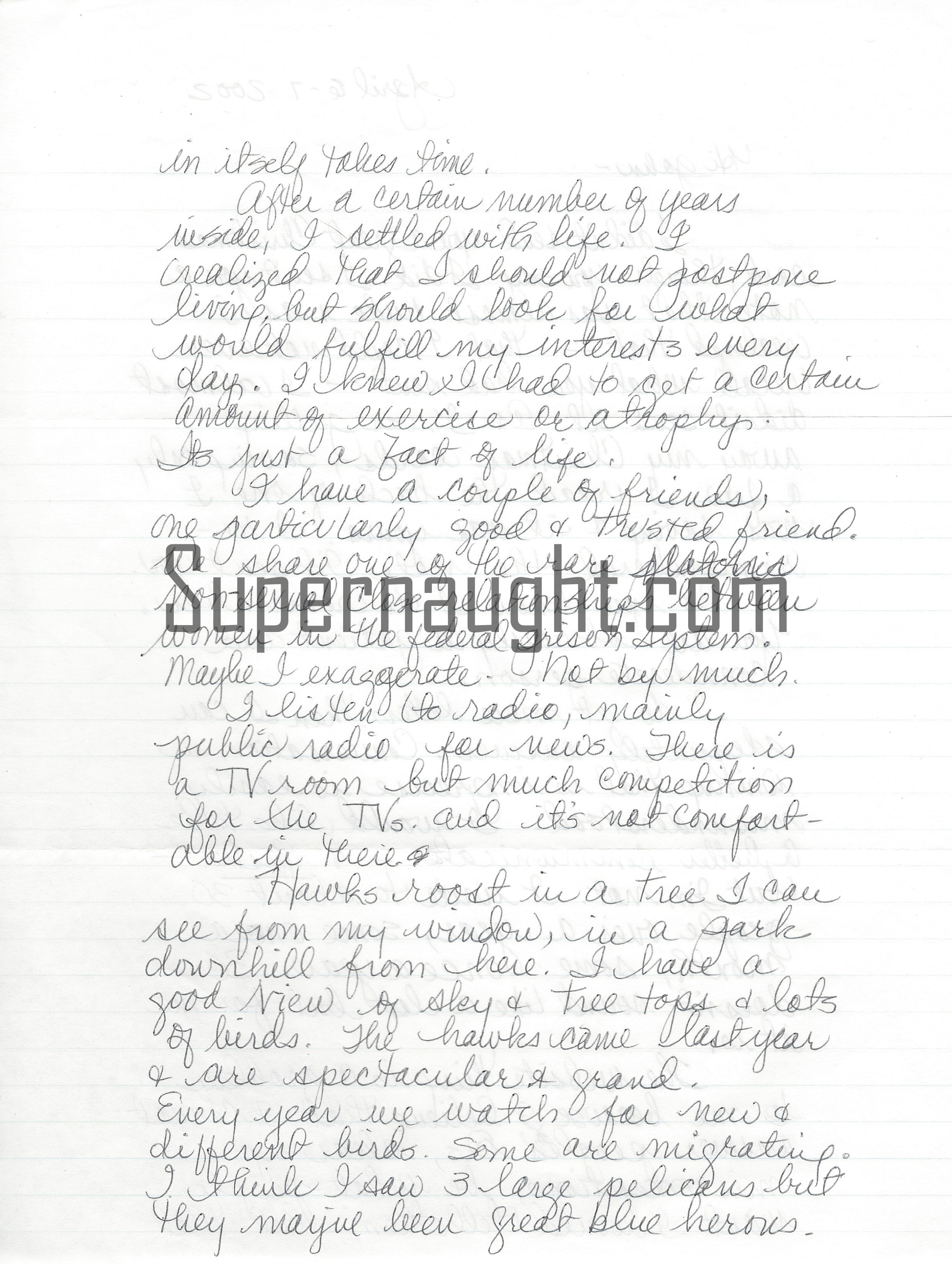 Lynette Fromme Four Page Prison Letter Signed image 2