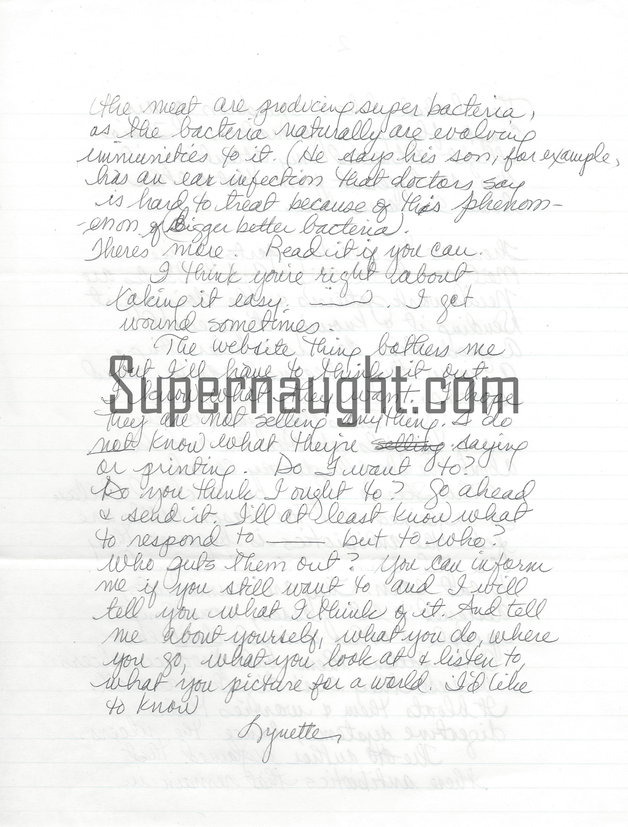 Lynette Fromme Four Page Prison Letter Signed image 4