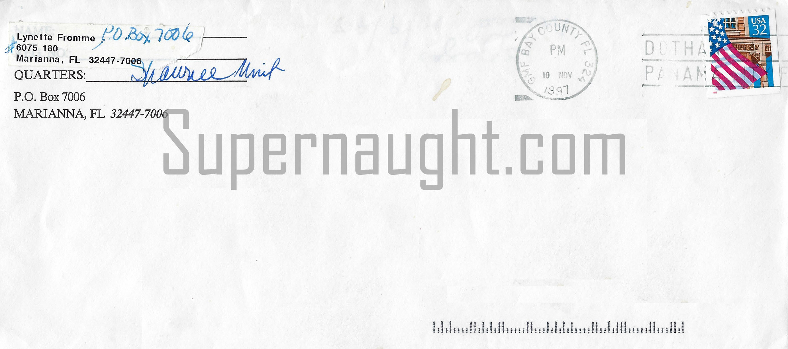 Lynette Fromme Signed Letter With Book Order Form And Envelope Set image 4