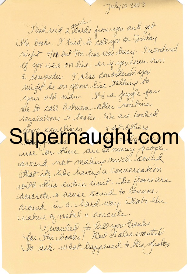 Lynette Fromme Signed Letter with Photo image 2