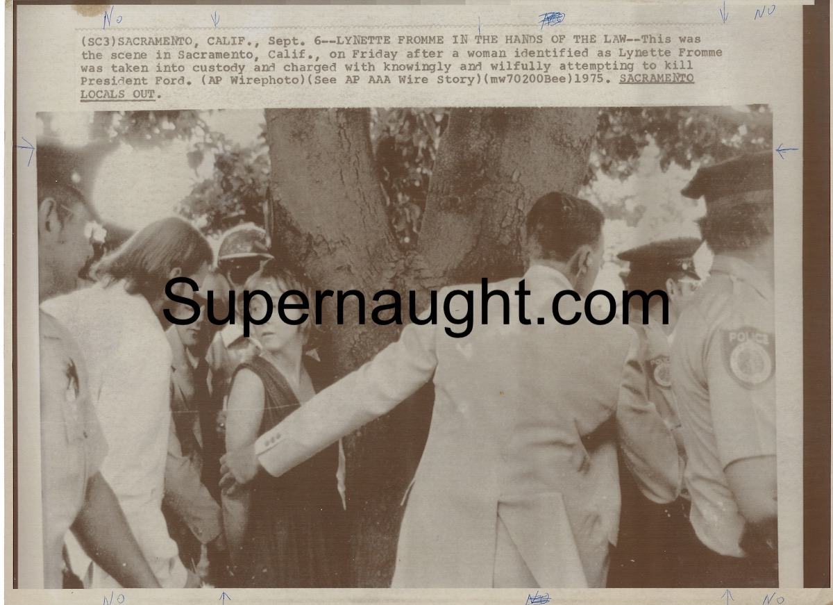 Lynette Fromme In Custody Press Photo
