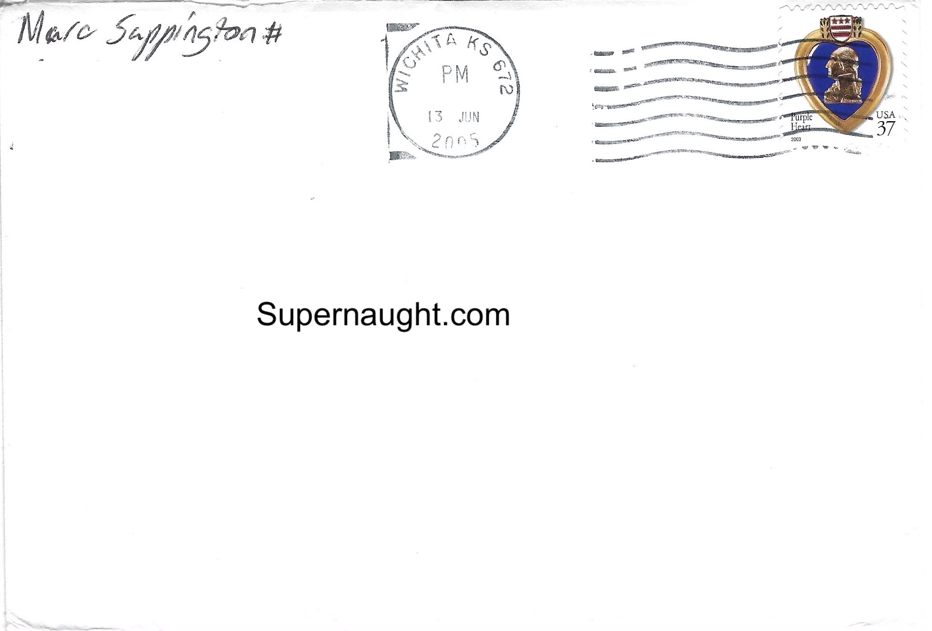 Marc Sappington Birthday Card Envelope Set Both Signed image 2