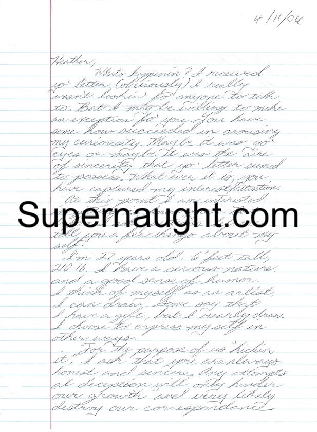 Marc Sappington Letter and Envelope Set Signed