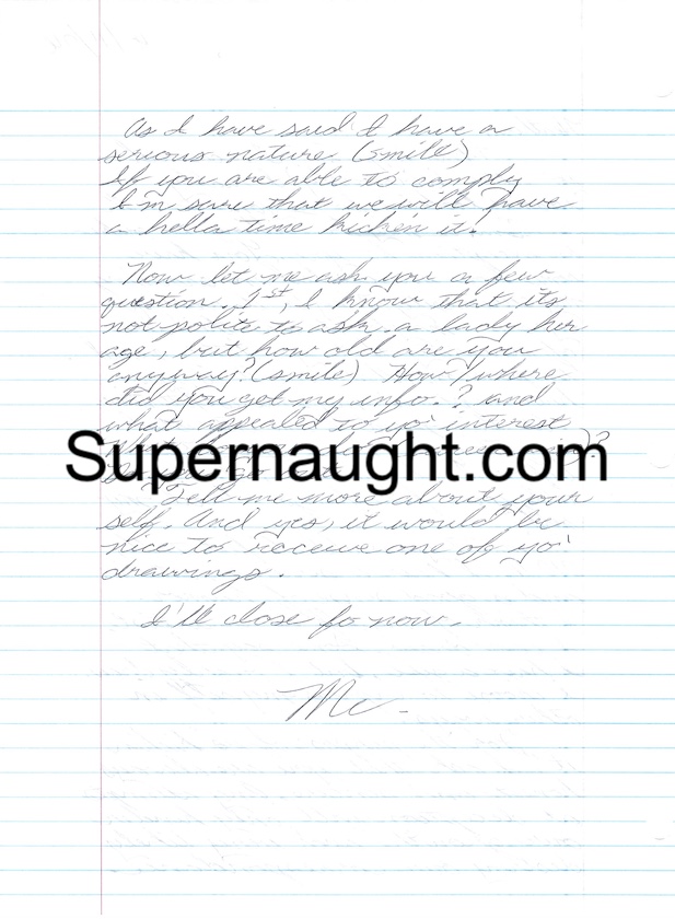 Marc Sappington Letter and Envelope Set Signed image 2