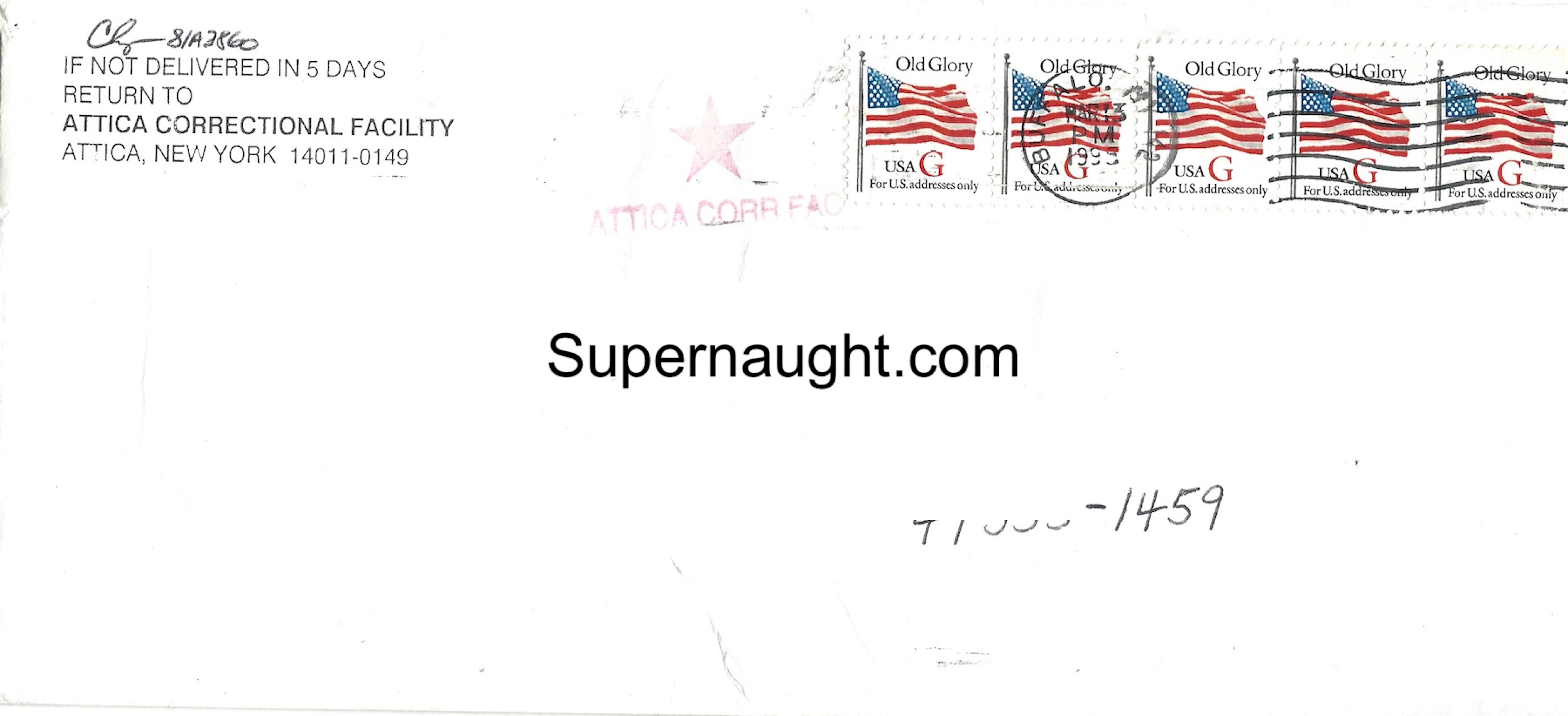 Mark David Chapman Envelope Signed