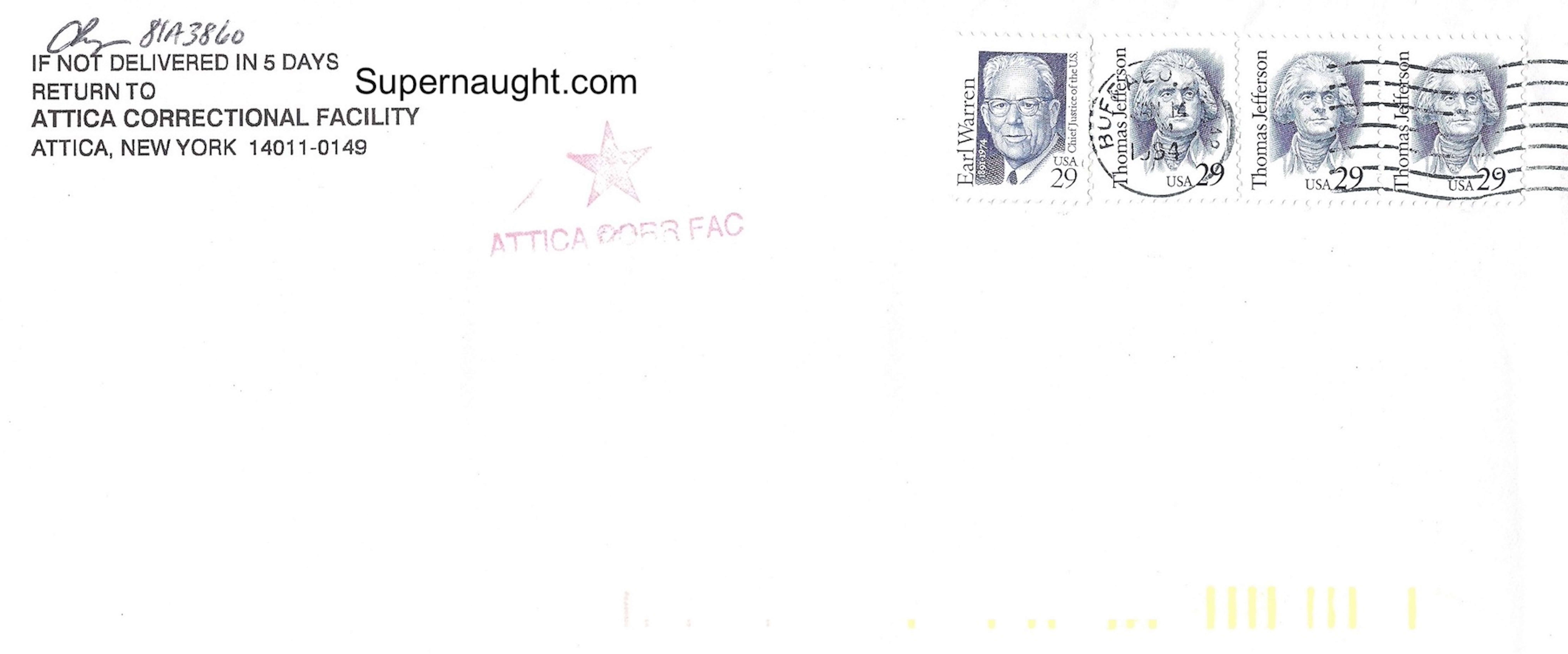 Mark David Chapman Letter and Envelope Both Signed image 2