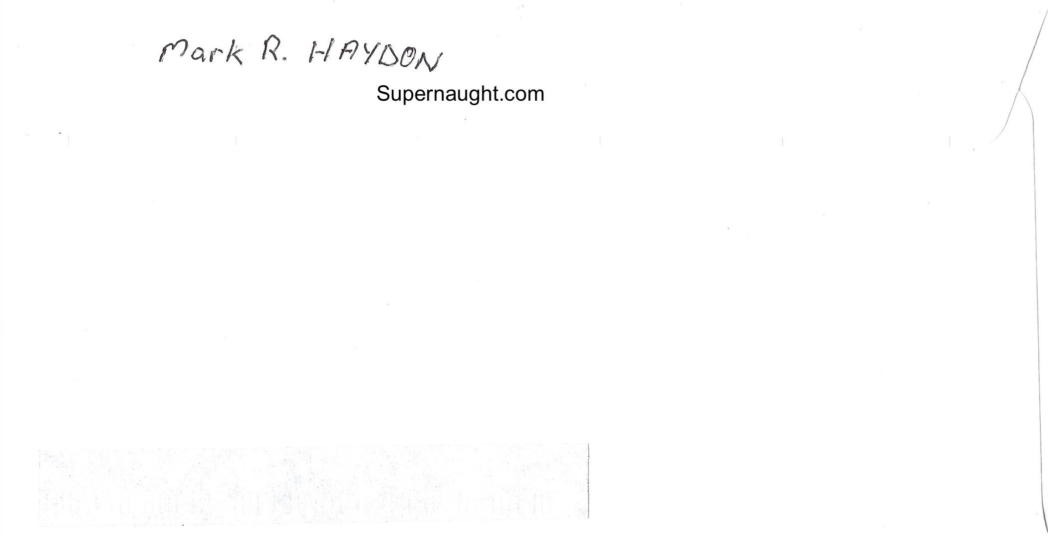 Mark Haydon Letter and Envelope Set Both Signed image 3