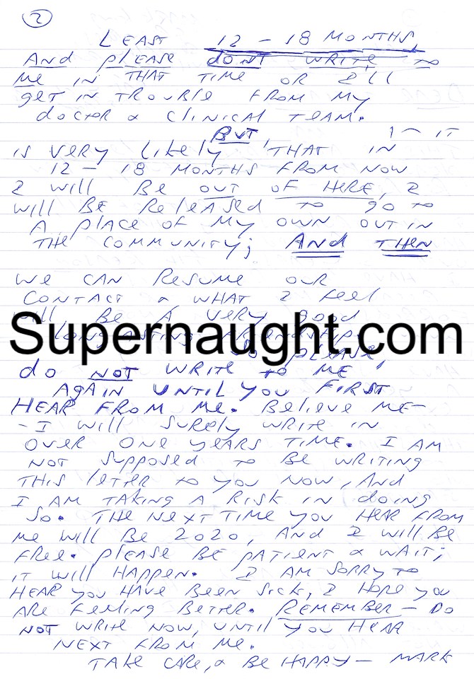 Mark Rowntree Signed Letter With Envelope image 2