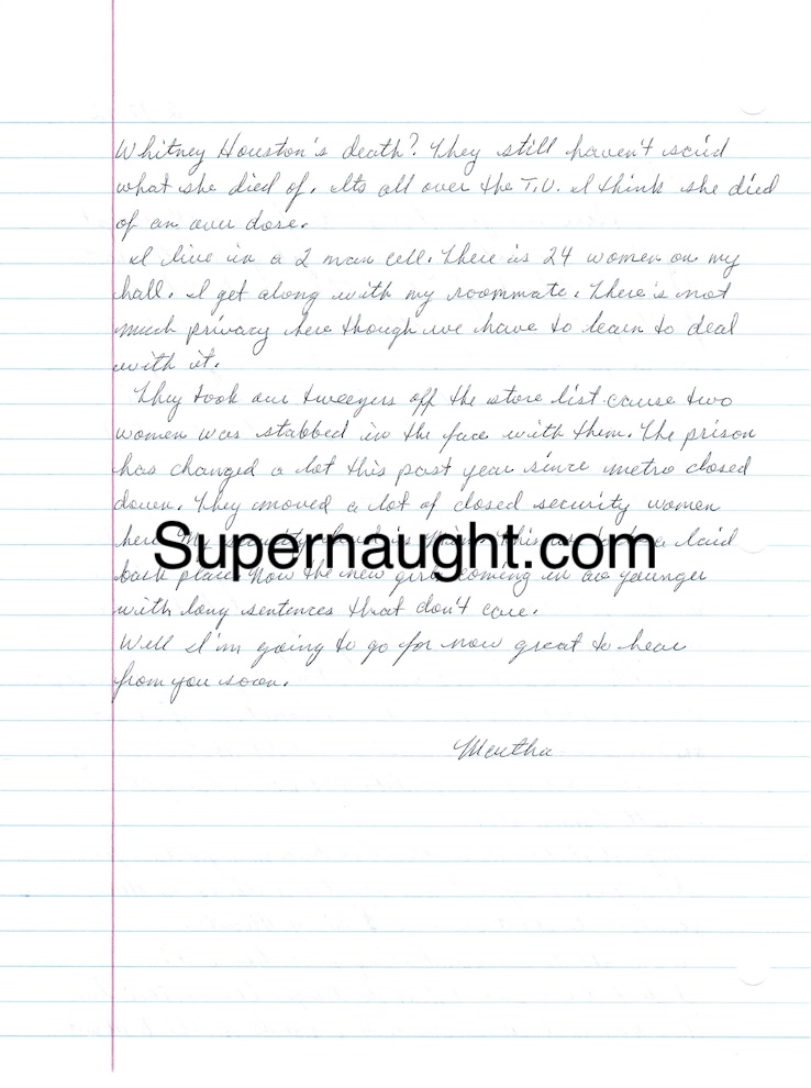 Martha Johnson Letter Envelope Set Both Signed image 2