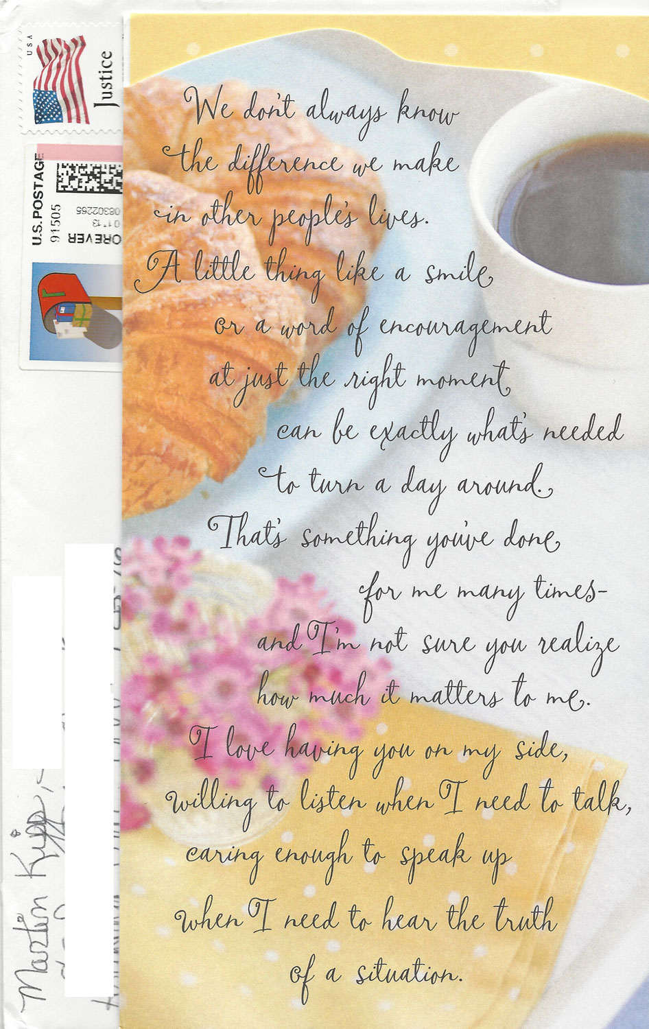 Martin Kipp Letter Card and Envelope