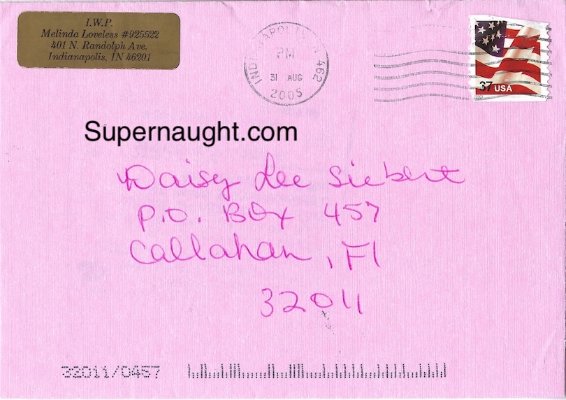Melinda Loveless Signed Letter with Envelope Set image 5