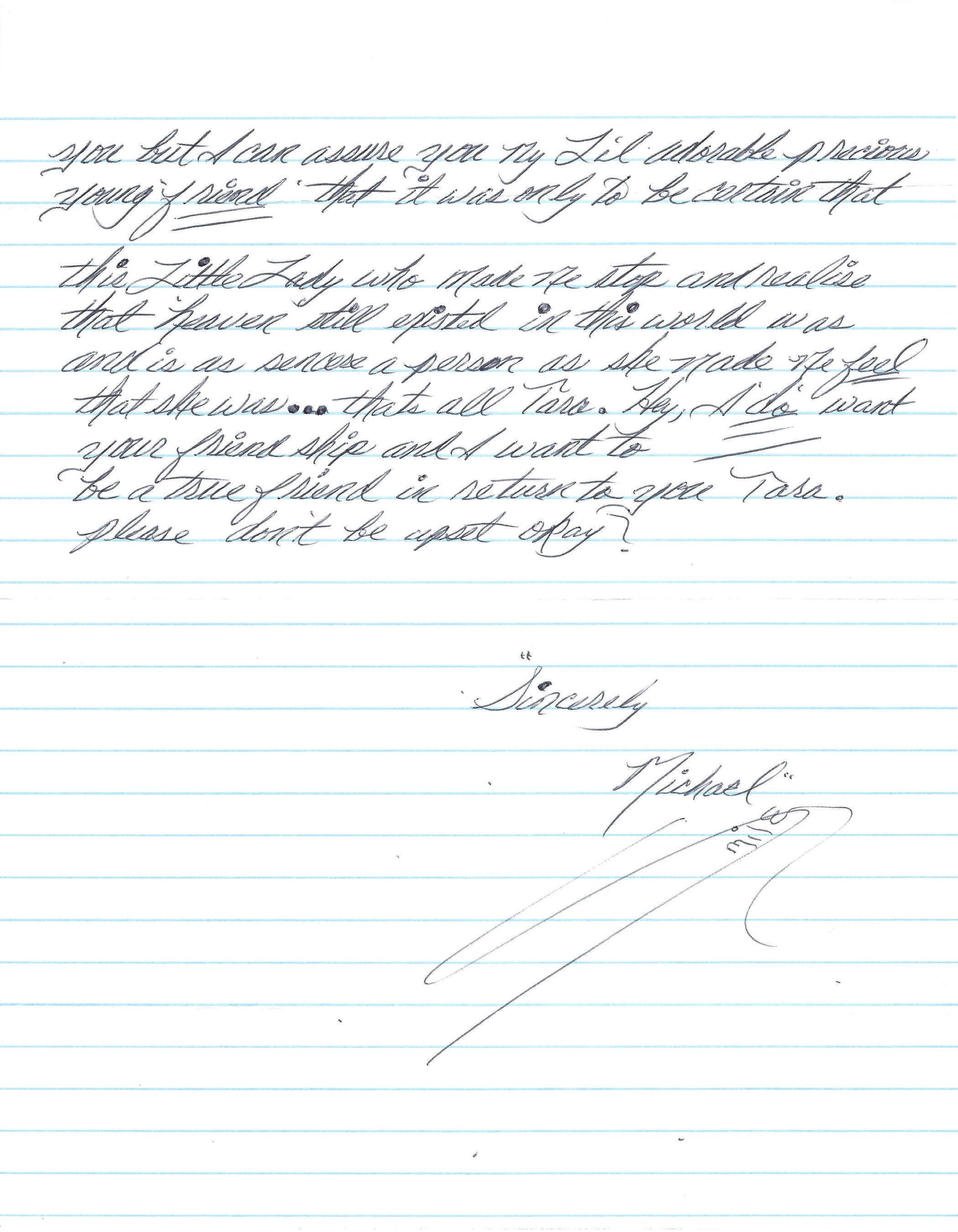 Michael Anthony Letter and Envelope Set Signed