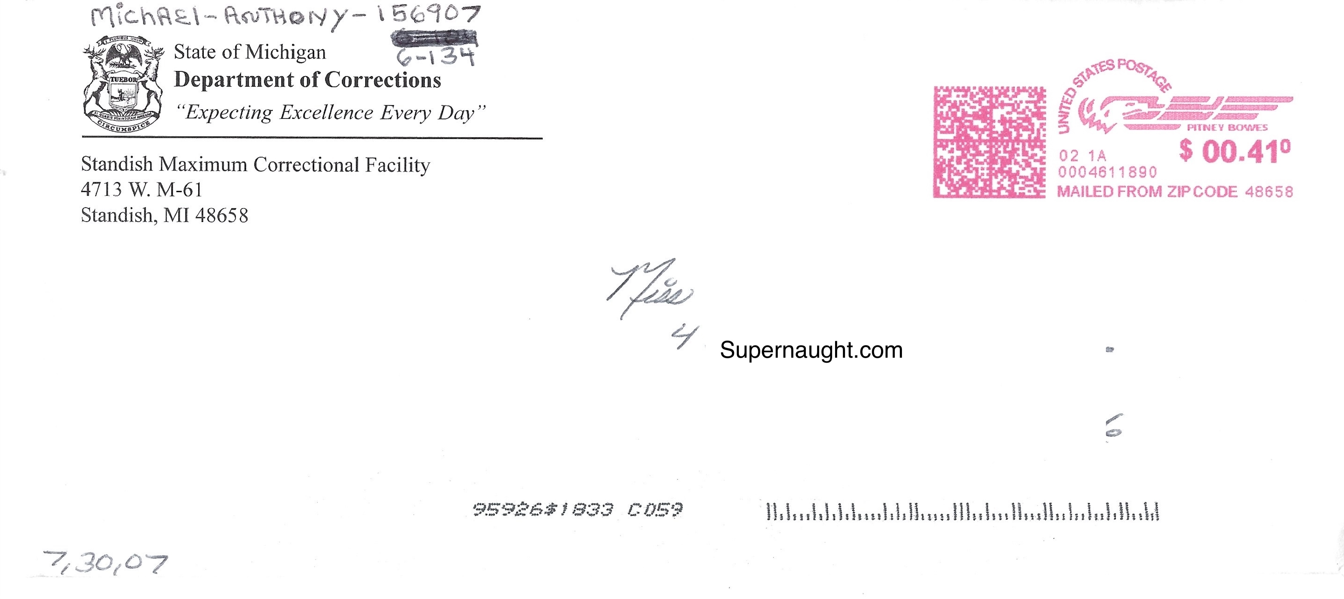 Michael Anthony Letter and Envelope Set Signed image 3