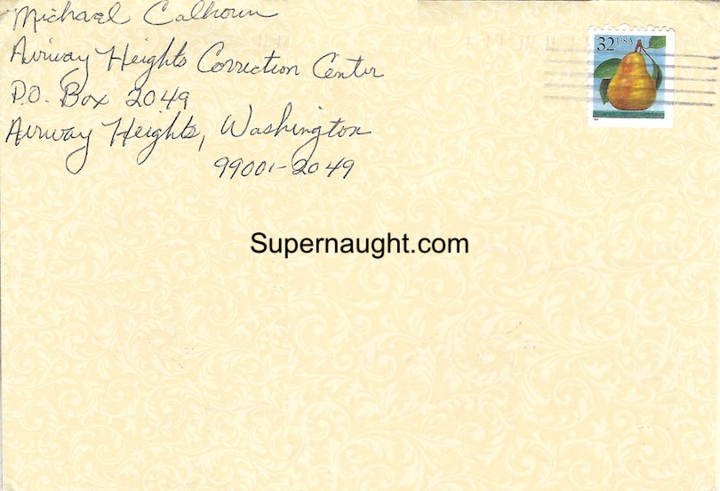 Michael Calhoun Card Form and Envelope All Signed image 4