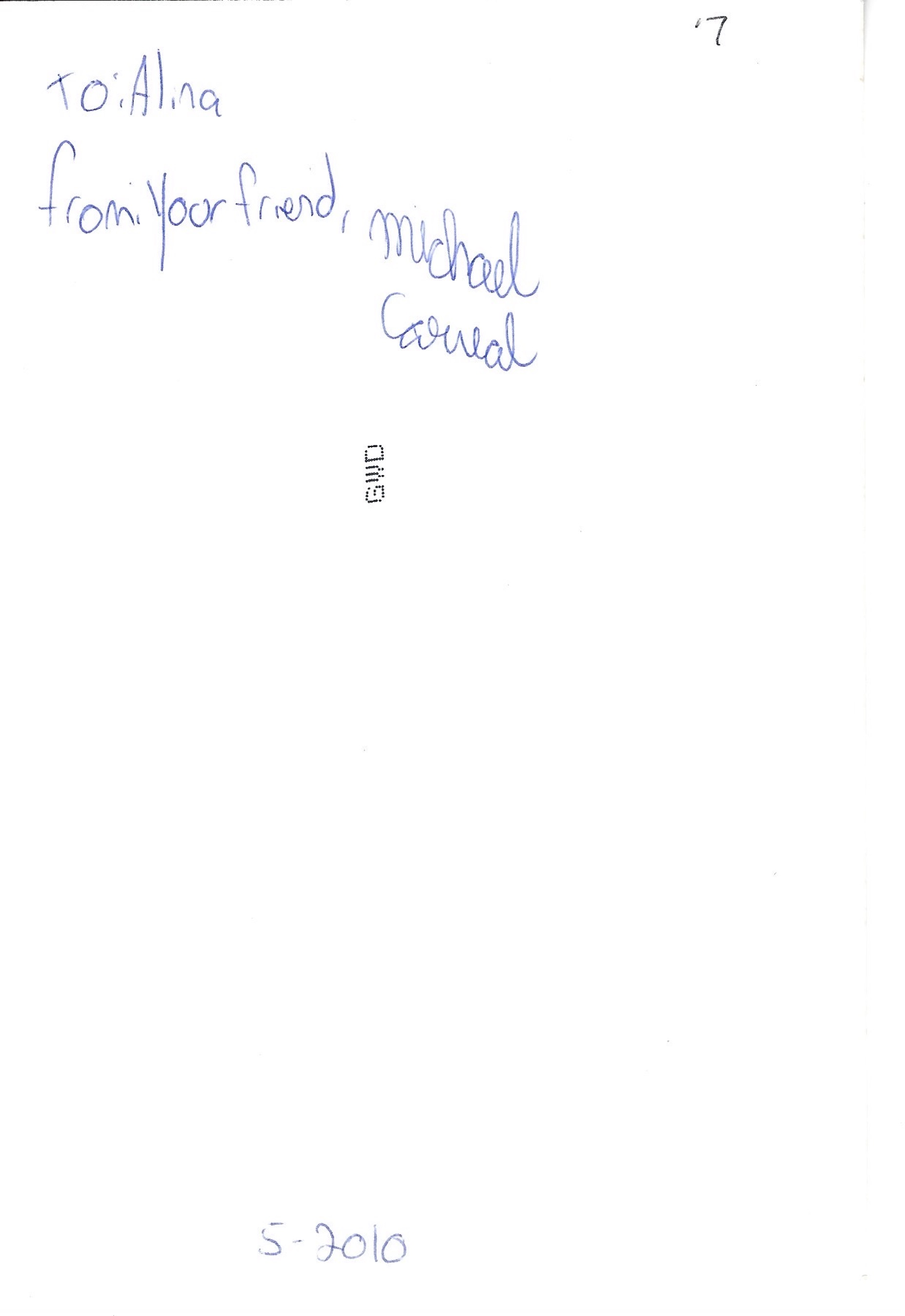 Michael Carneal Signed Photo image 2