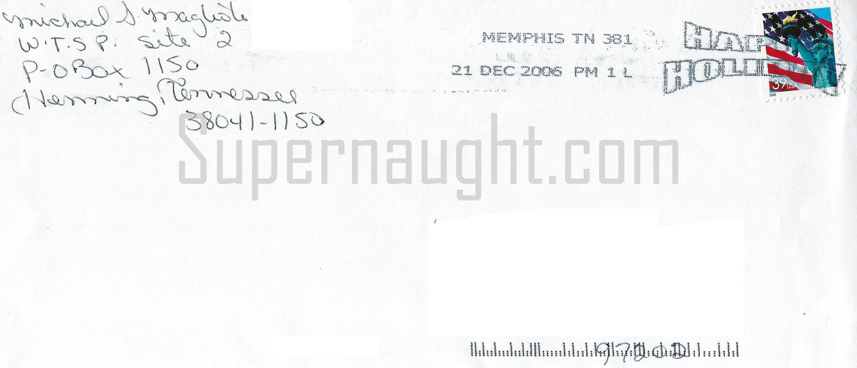 Michael Magliolo Letter with Envelope Set Both Signed image 3