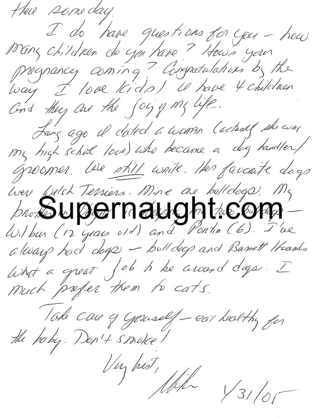 Michael Peterson Letter and Envelope Both Signed image 2