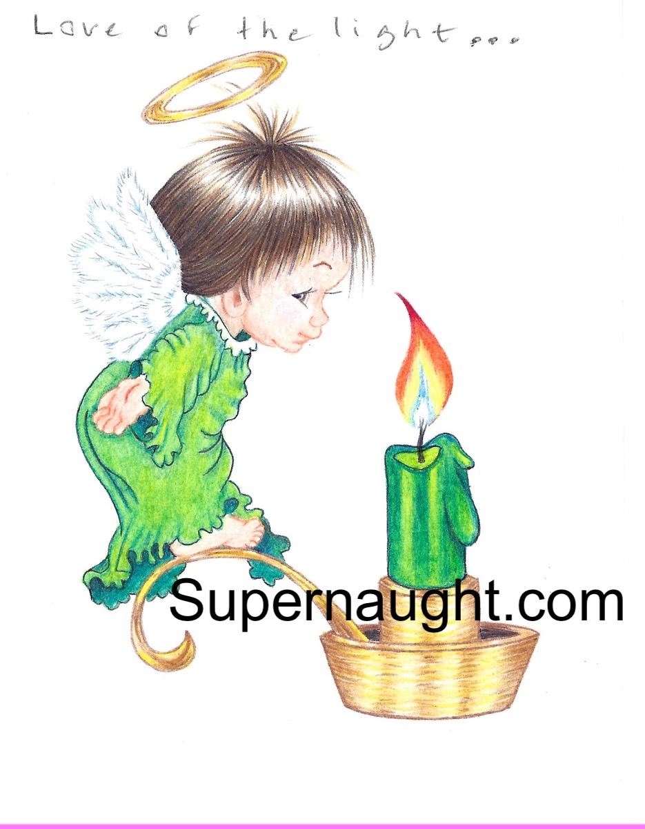Michael Rodriguez Handmade Christmas Card and Envelope Signed image 3