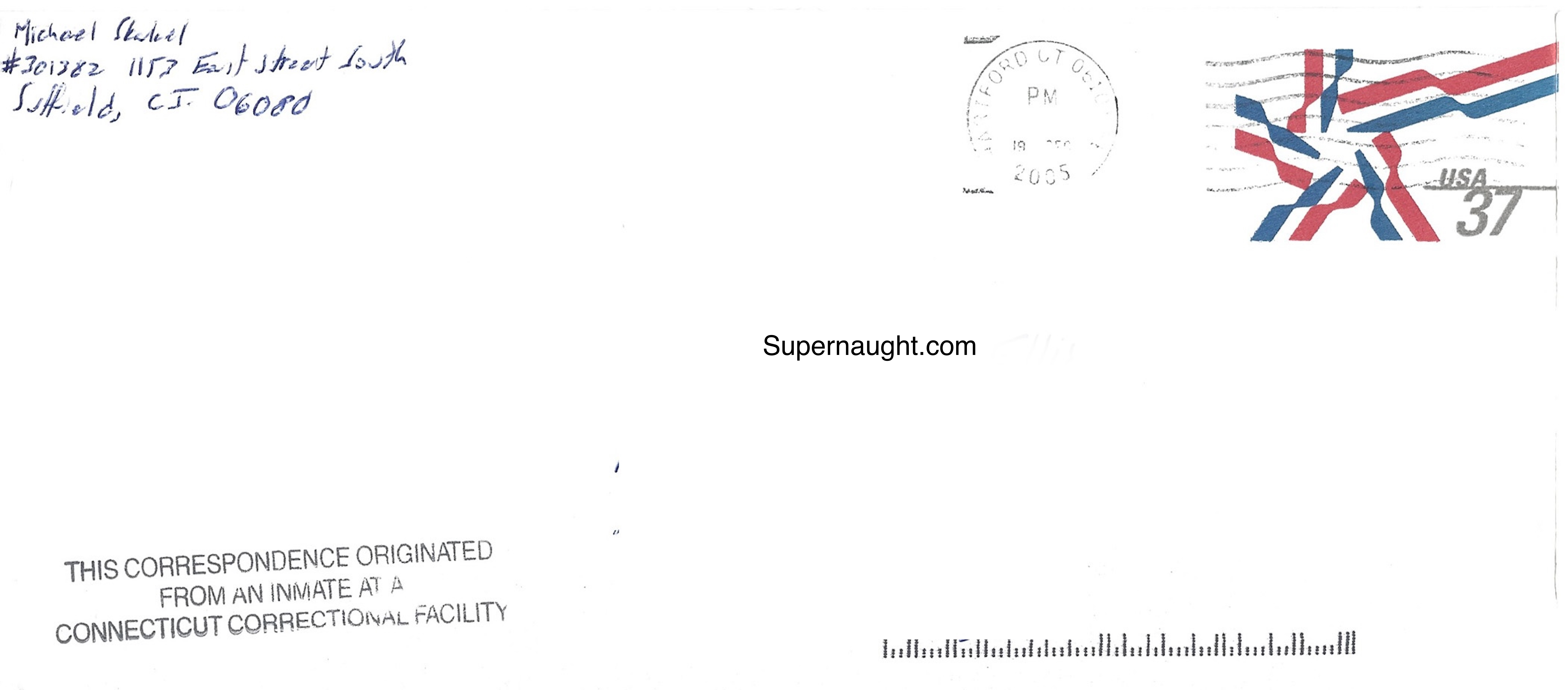 Michael Skakel Letter and Envelope Set Signed image 2