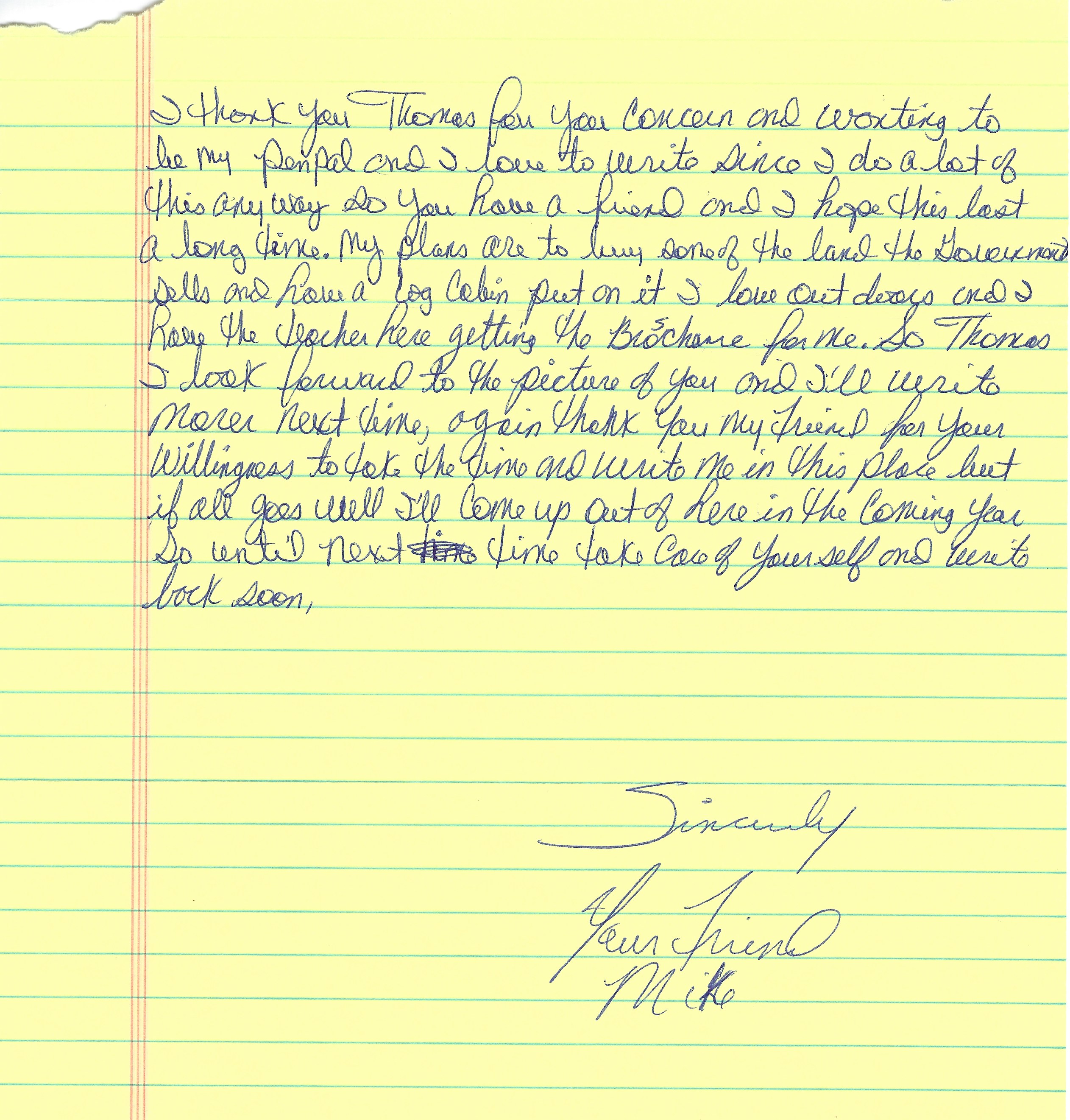 Michael Terry Letter and Envelope Set Signed image 2