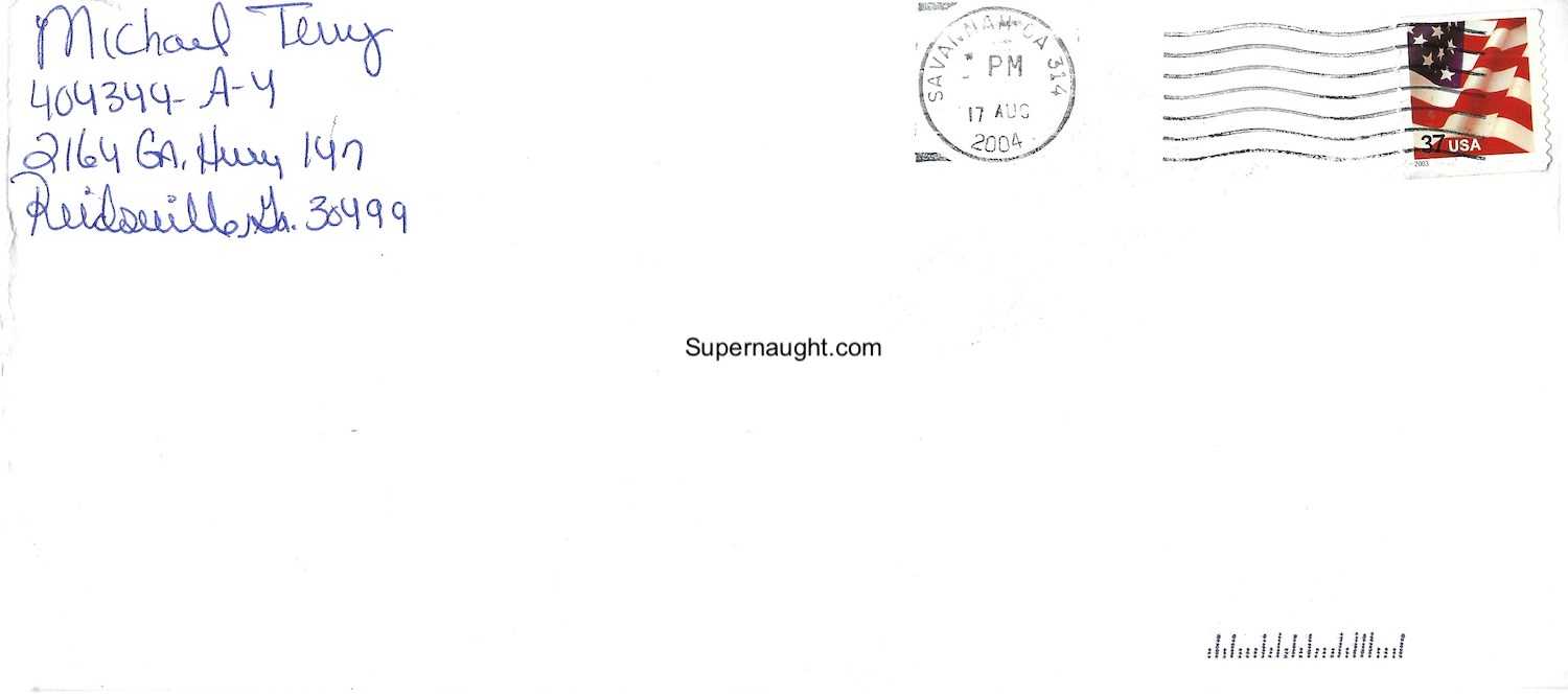 Michael Terry Letter and Envelope Set Signed image 3