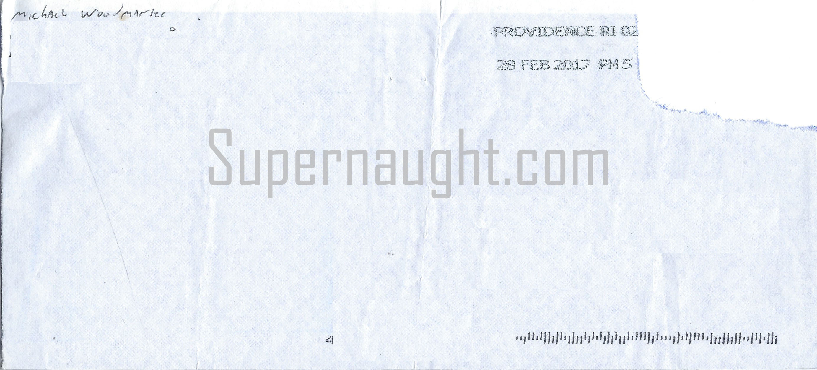 Michael Woodmansee Letter and Envelope Set Both Signed image 3