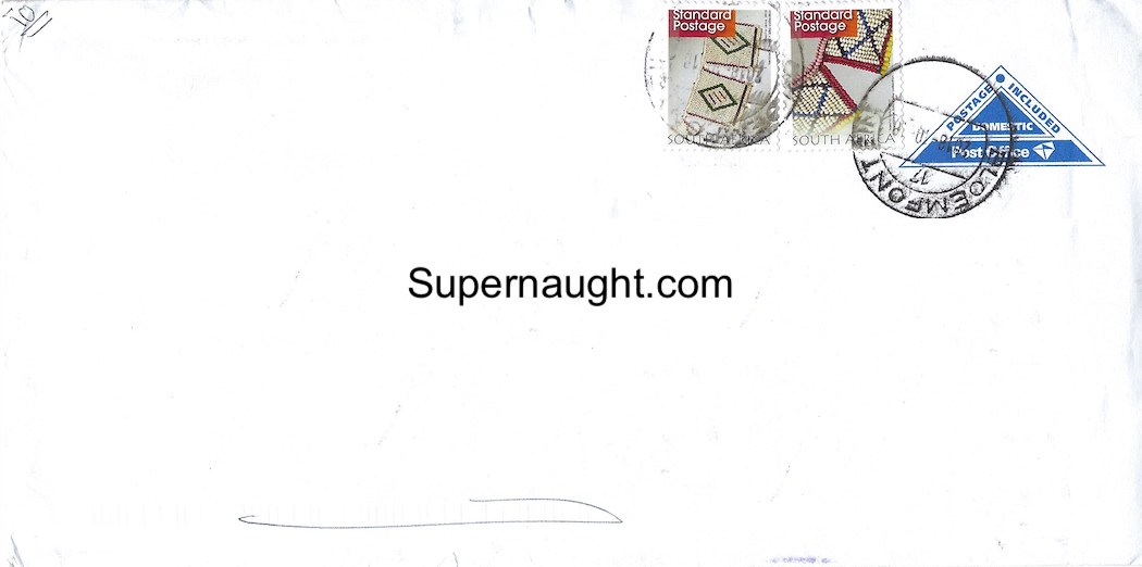 Moses Sithole Five Page Handwritten Letter Envelope Both Signed image 3