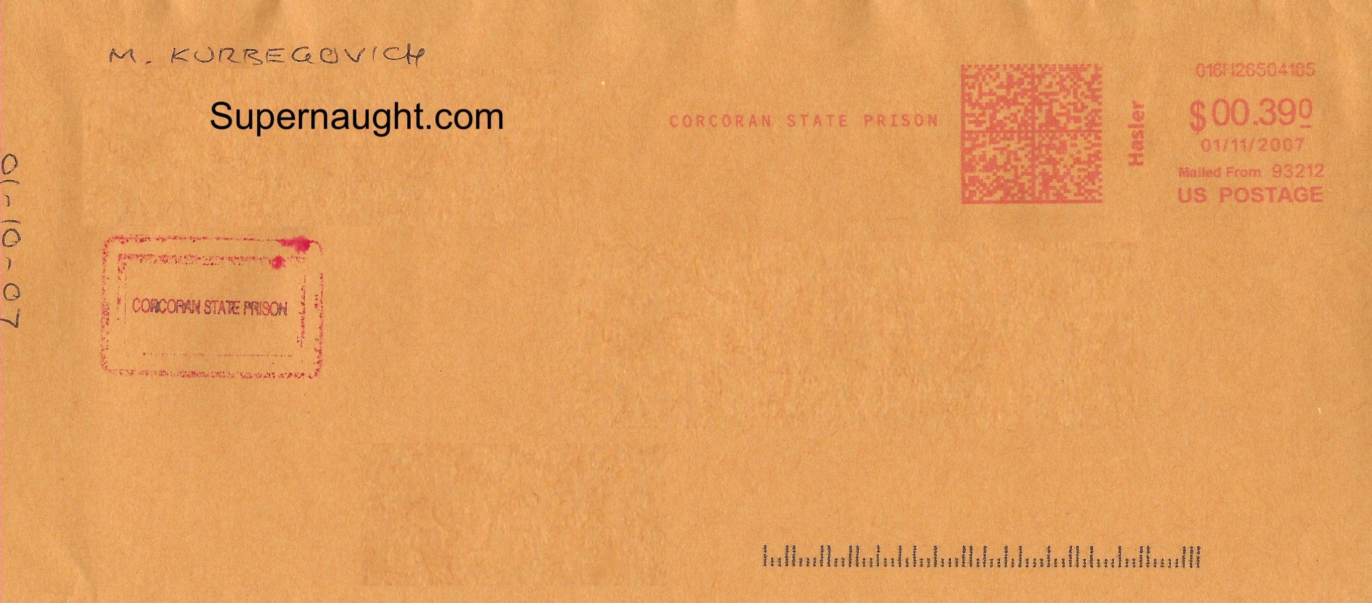 Muharem Kurbegovic Note and Envelope Set Both Signed image 3