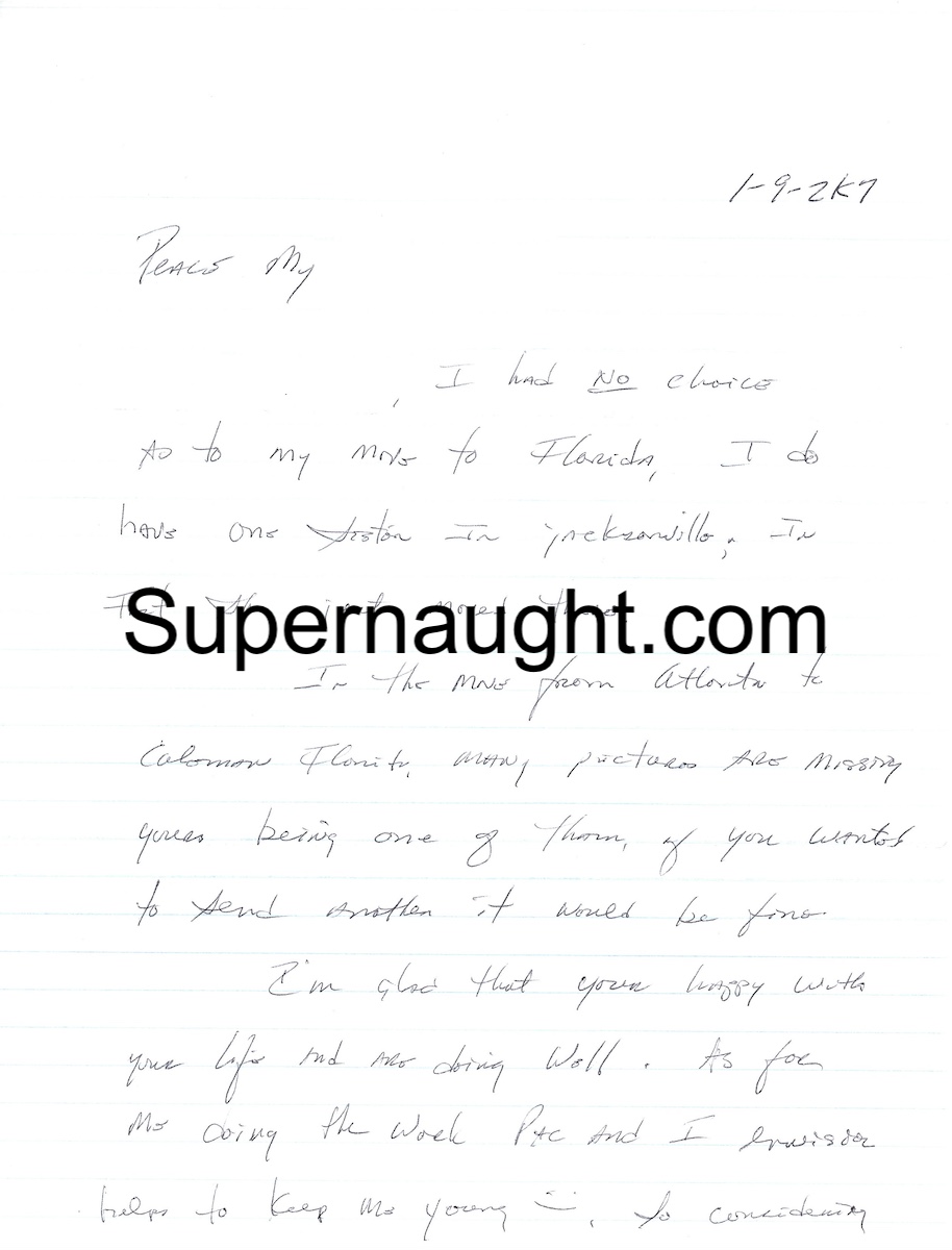 Mutulu Shakur Signed Letter and Envelope Set image 2