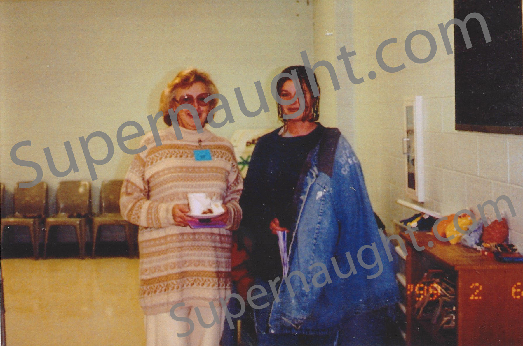 Natasha Cornett and Mom Vintage Photo