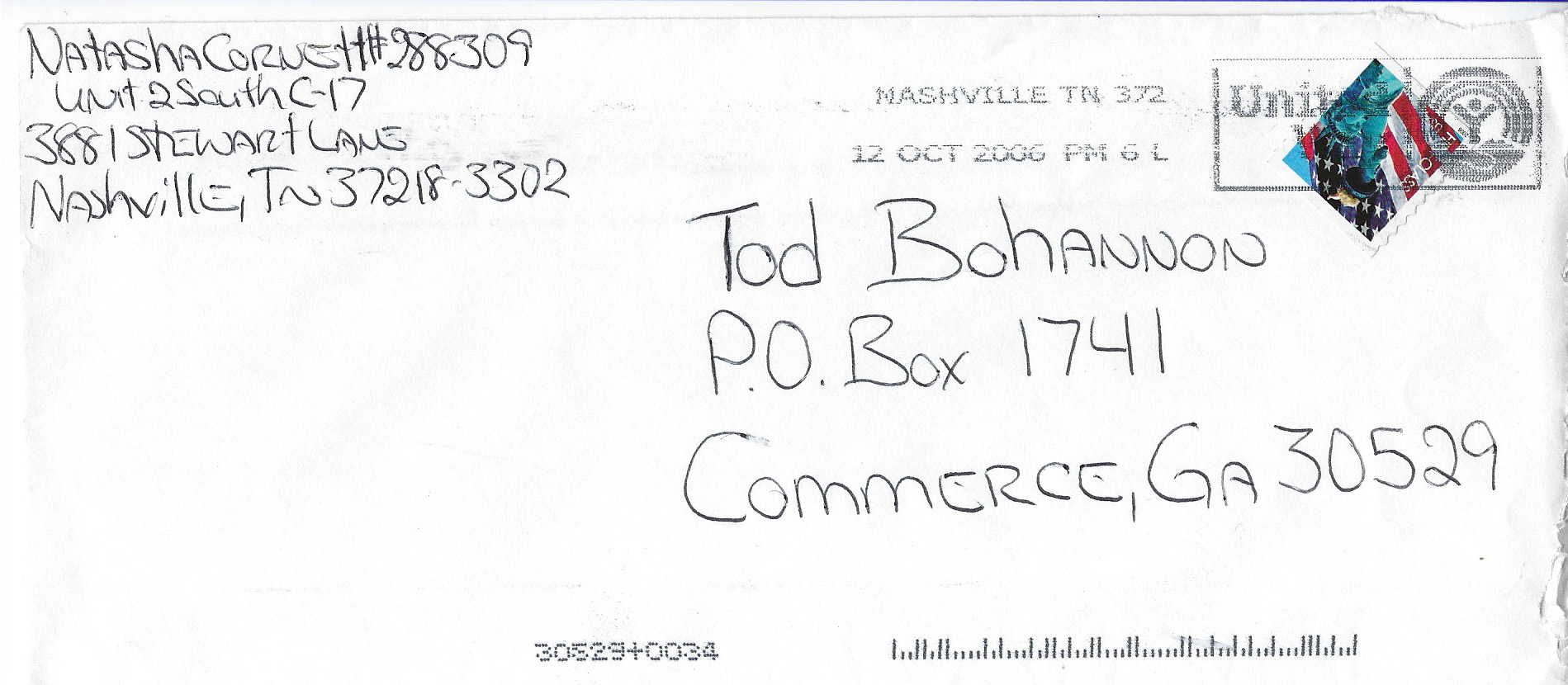 Natasha Cornett Signed Letter and Envelope Set With Photos image 3