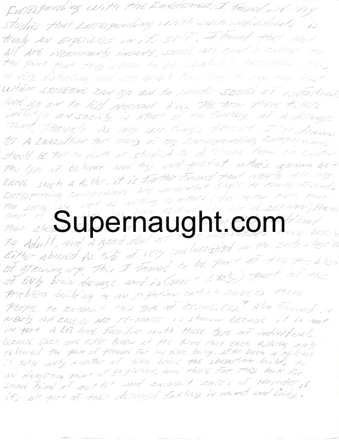 Nathan Cole Why I Write Serial Killers