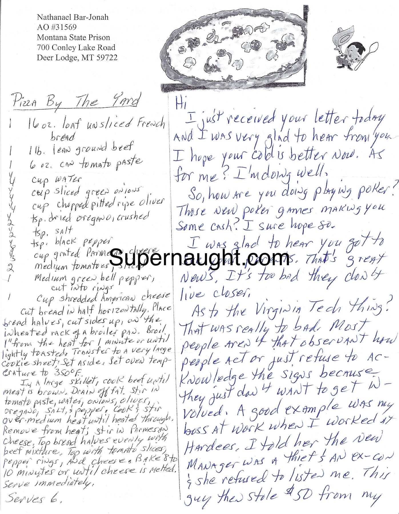 Nathaniel Bar-Jonah Letter and Envelope Both Signed image 3