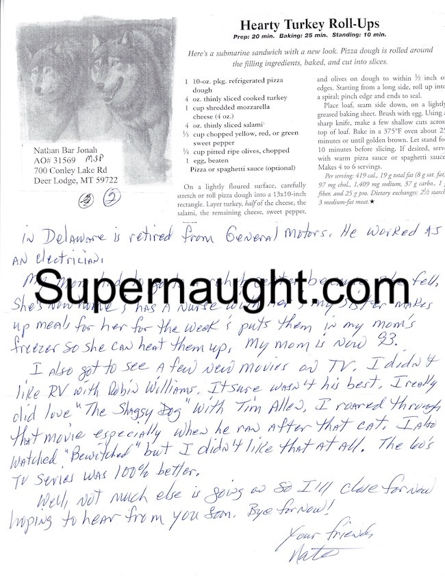 Nathaniel Bar-Jonah Letter and Envelope Both Signed
