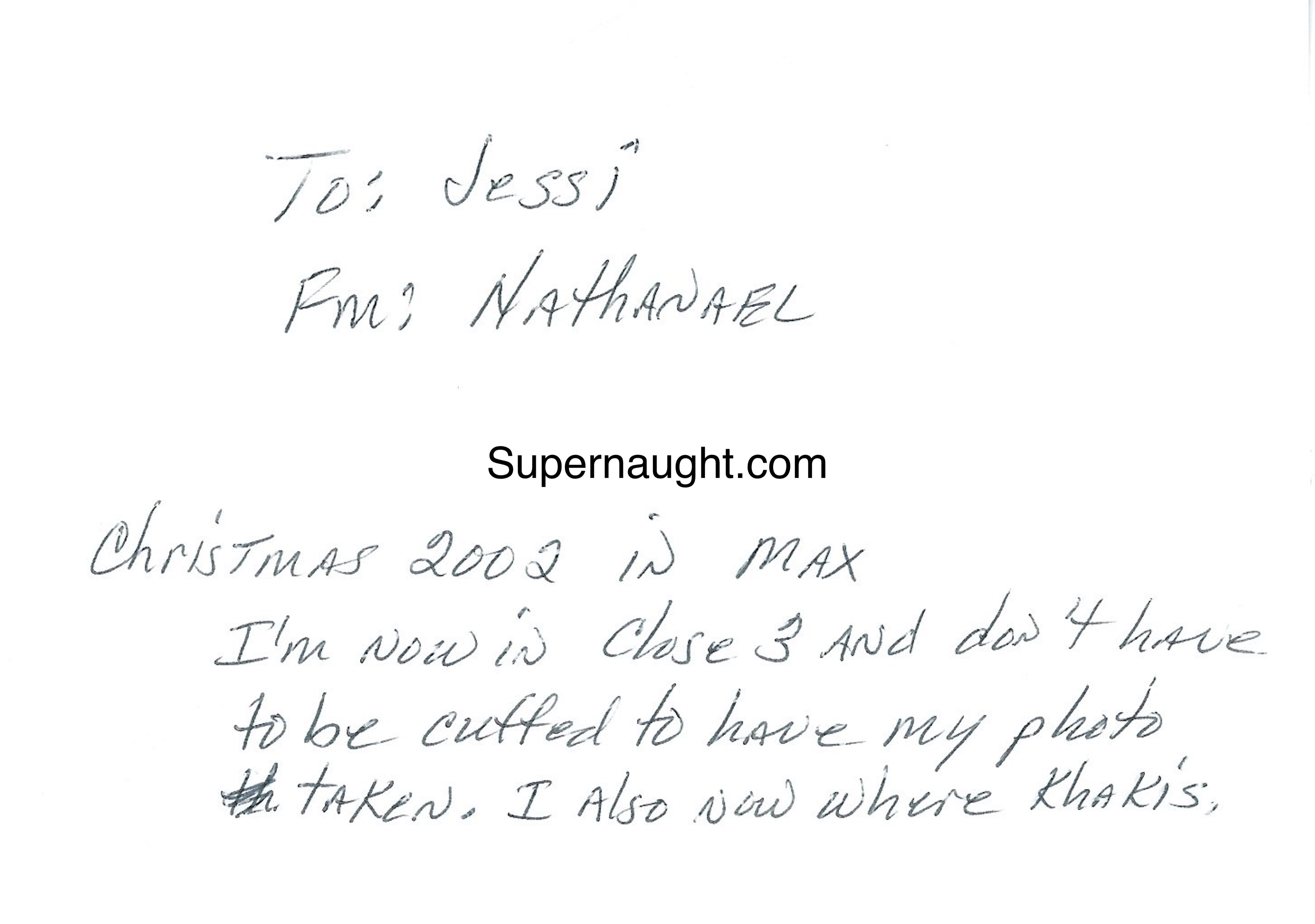Nathaniel Bar-Jonah Signed Prison Photo image 2