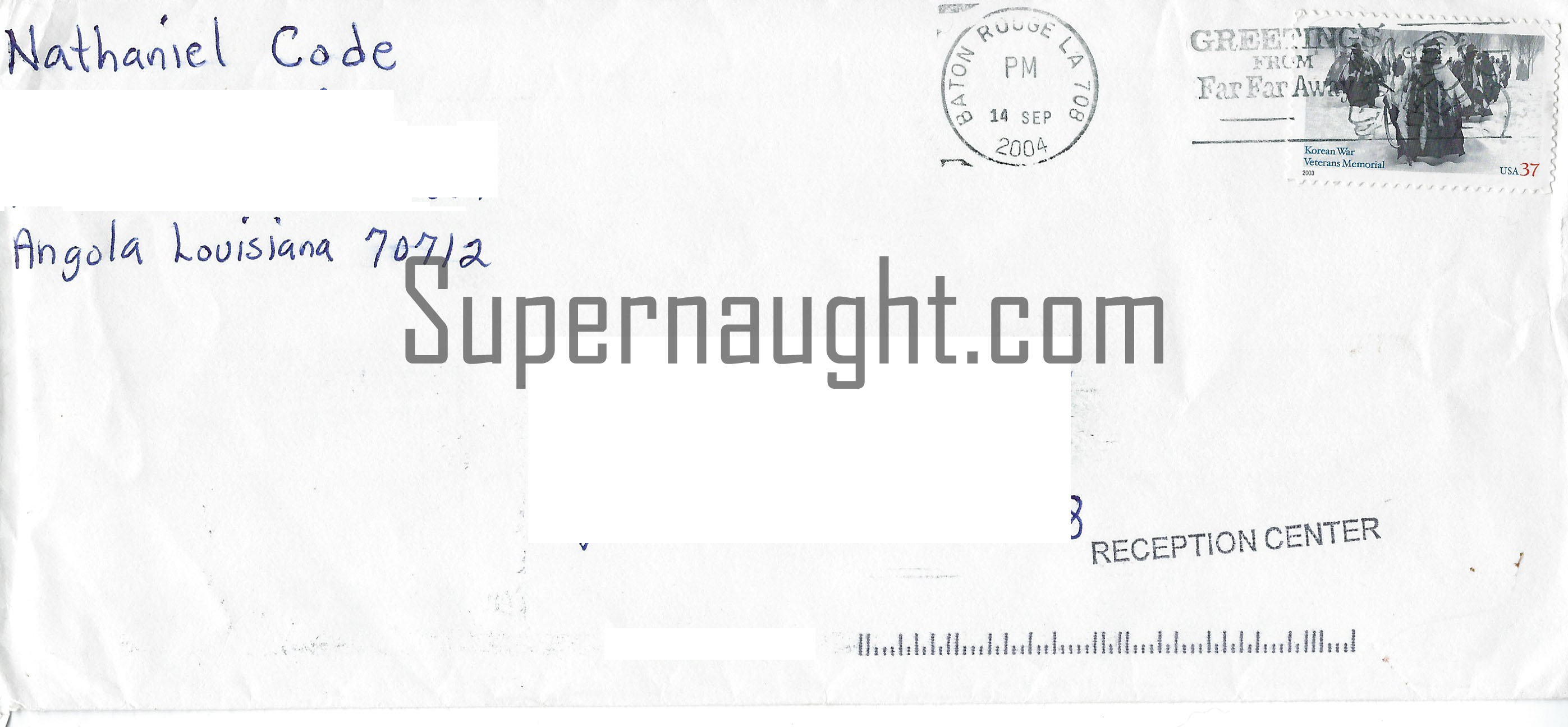 Nathaniel Code Three Page Letter and Envelope Set Both Signed image 4
