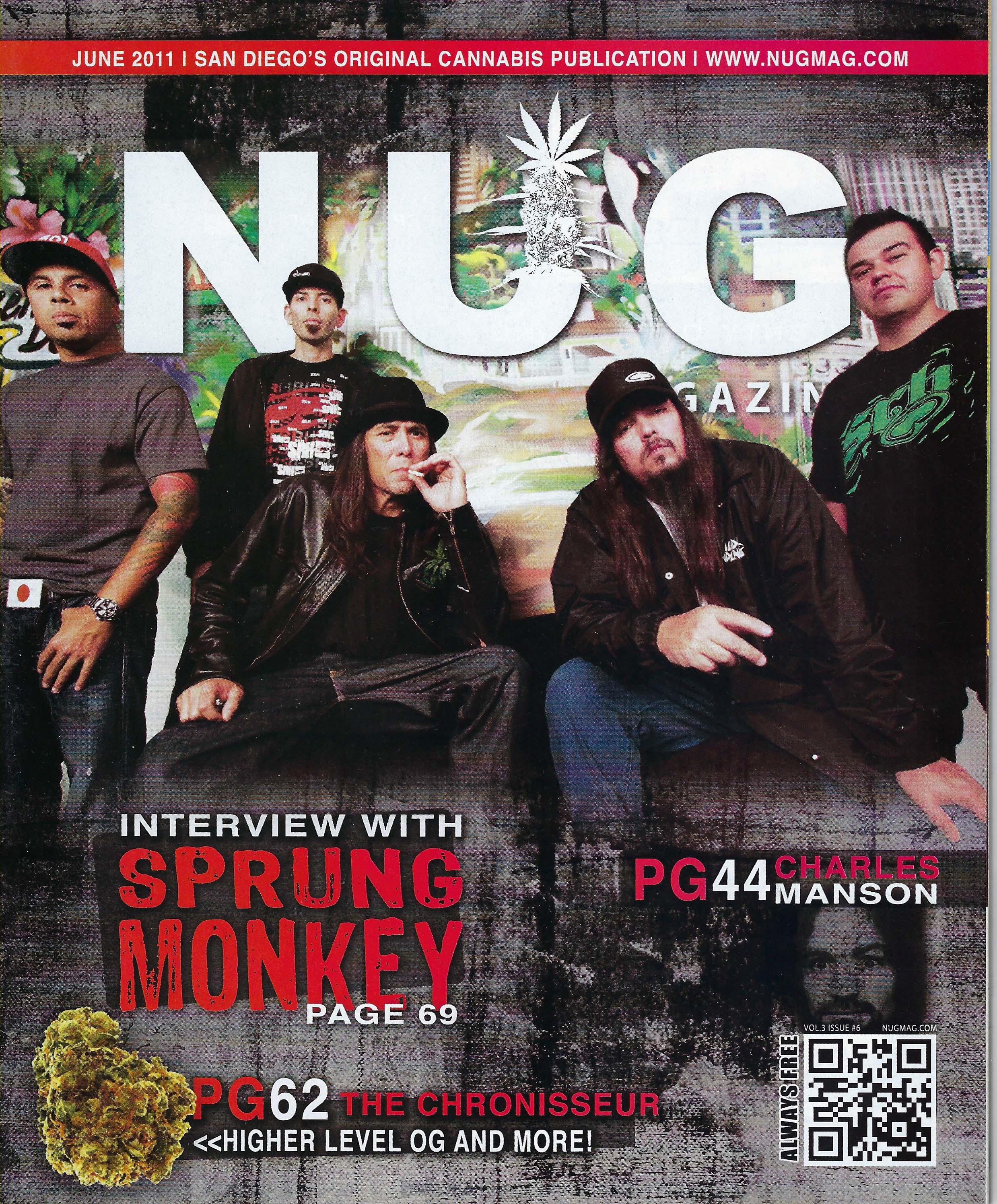Nug Magazine Charles Manson Article June 2011 NEW