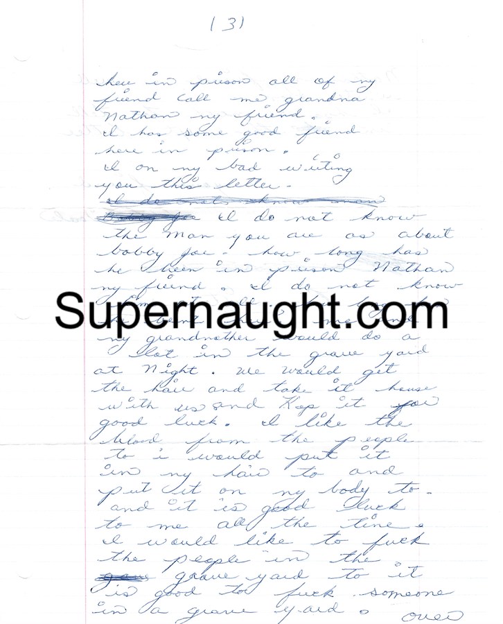 Ottis Toole 4 Page Letter and Envelope Set Both Signed image 3