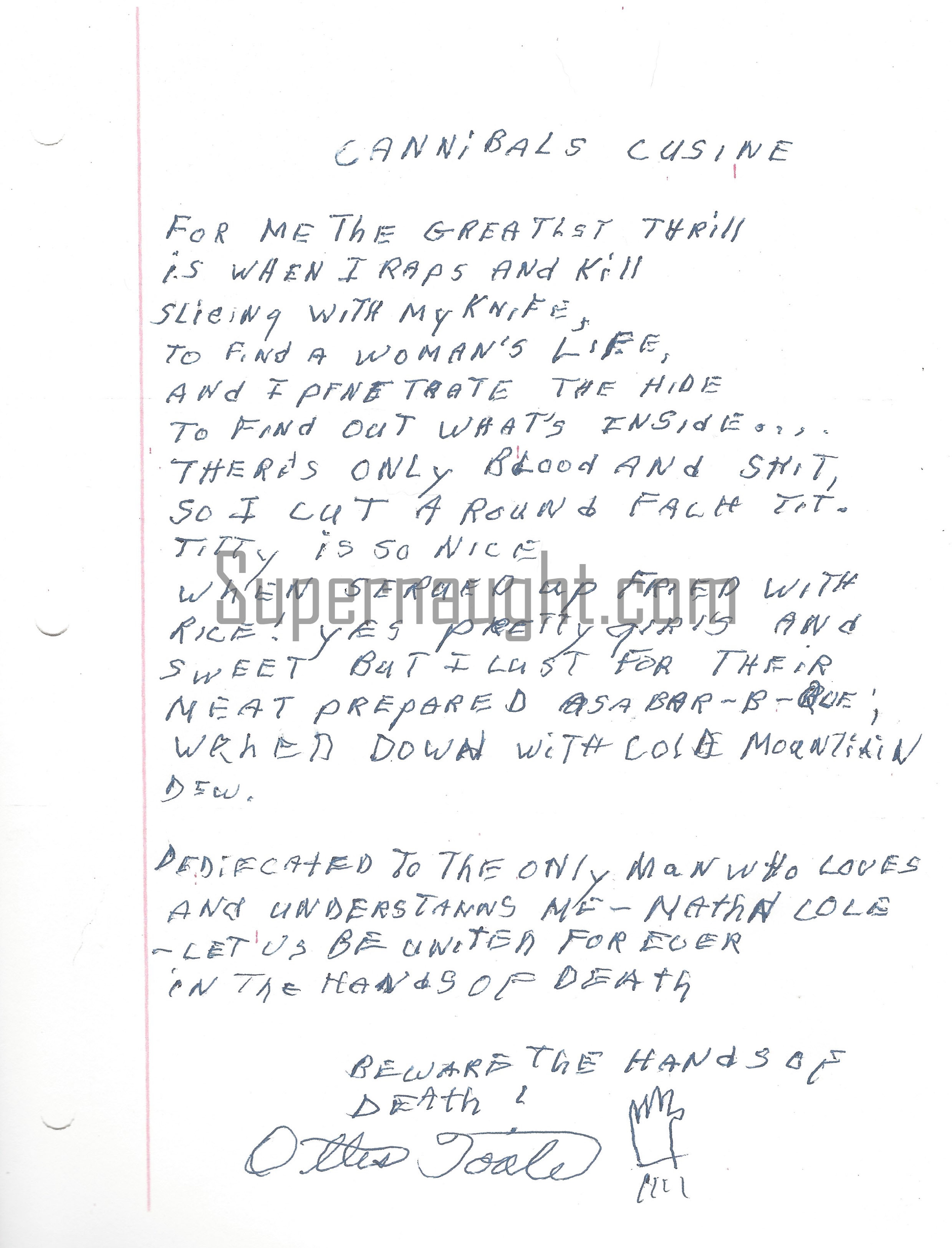 Ottis Toole Copy List of Ingredients For BBQ image 2