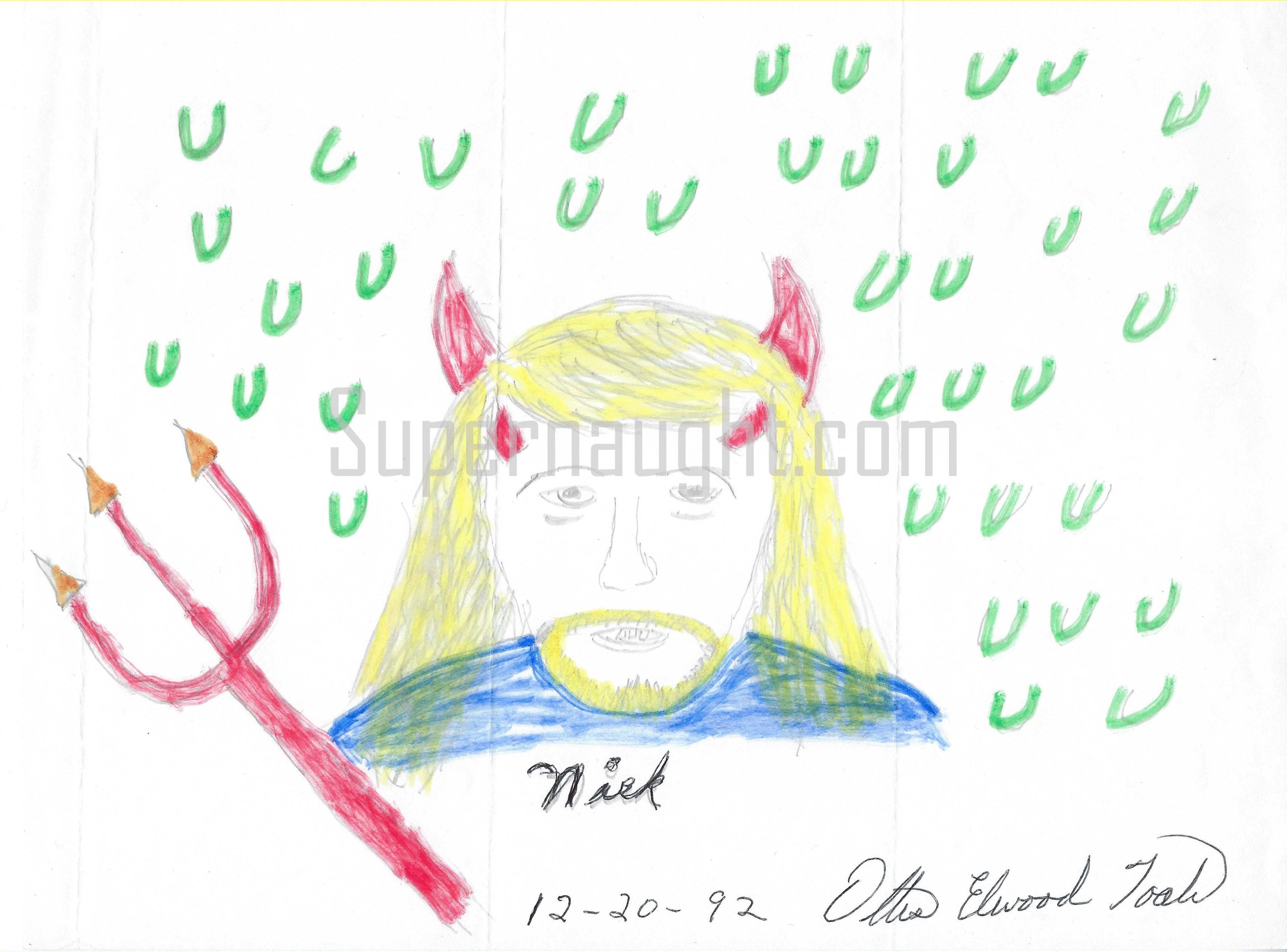 Ottis Toole Devil Artwork Signed