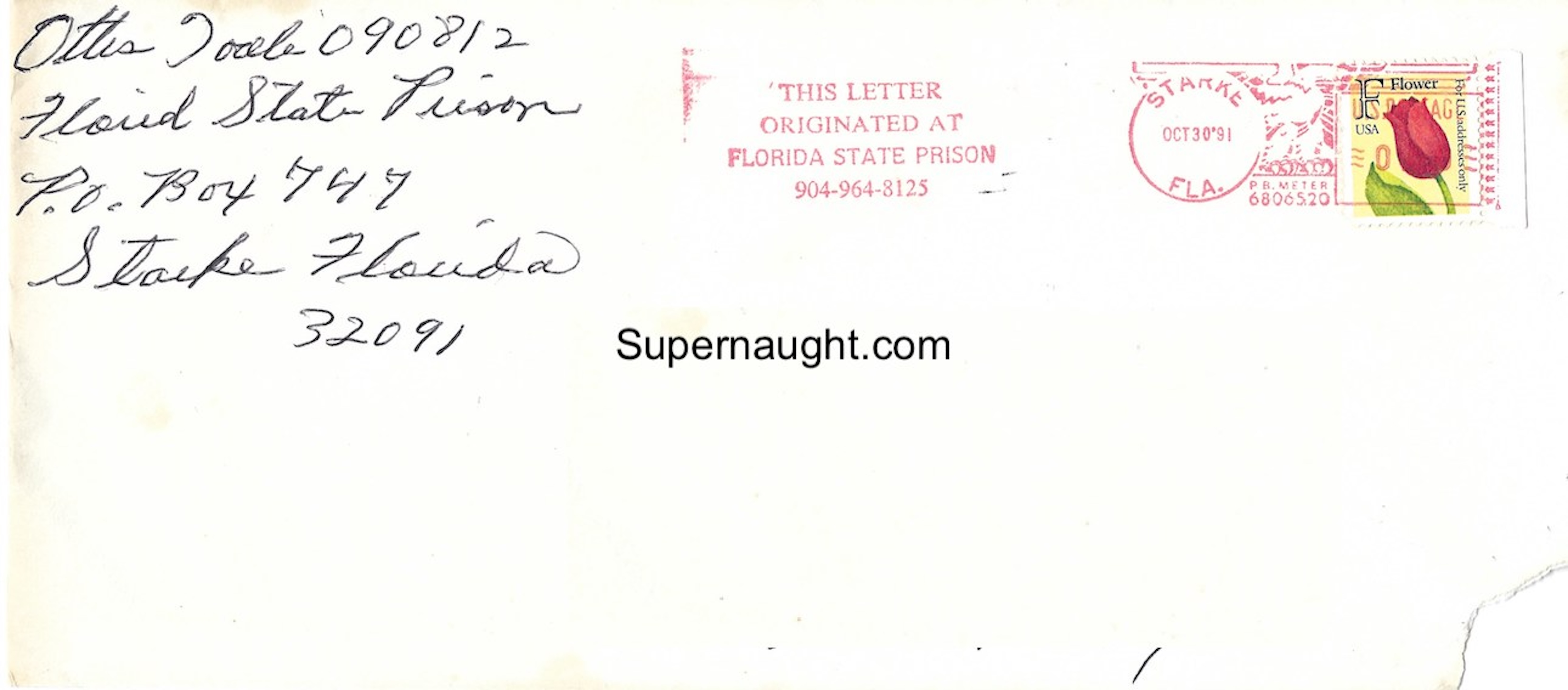 Ottis Toole Letter and Envelope Set Both Signed image 3