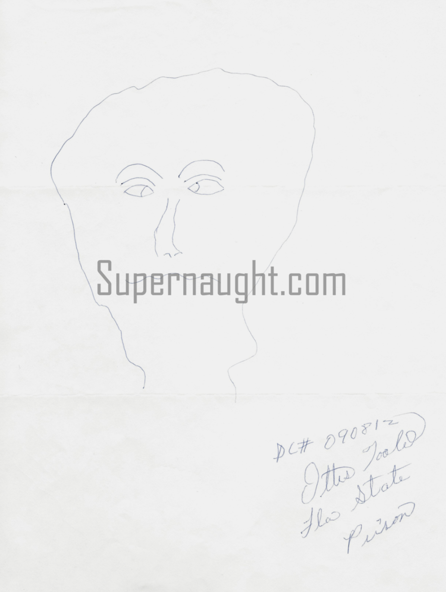 Ottis Toole Portrait Signed