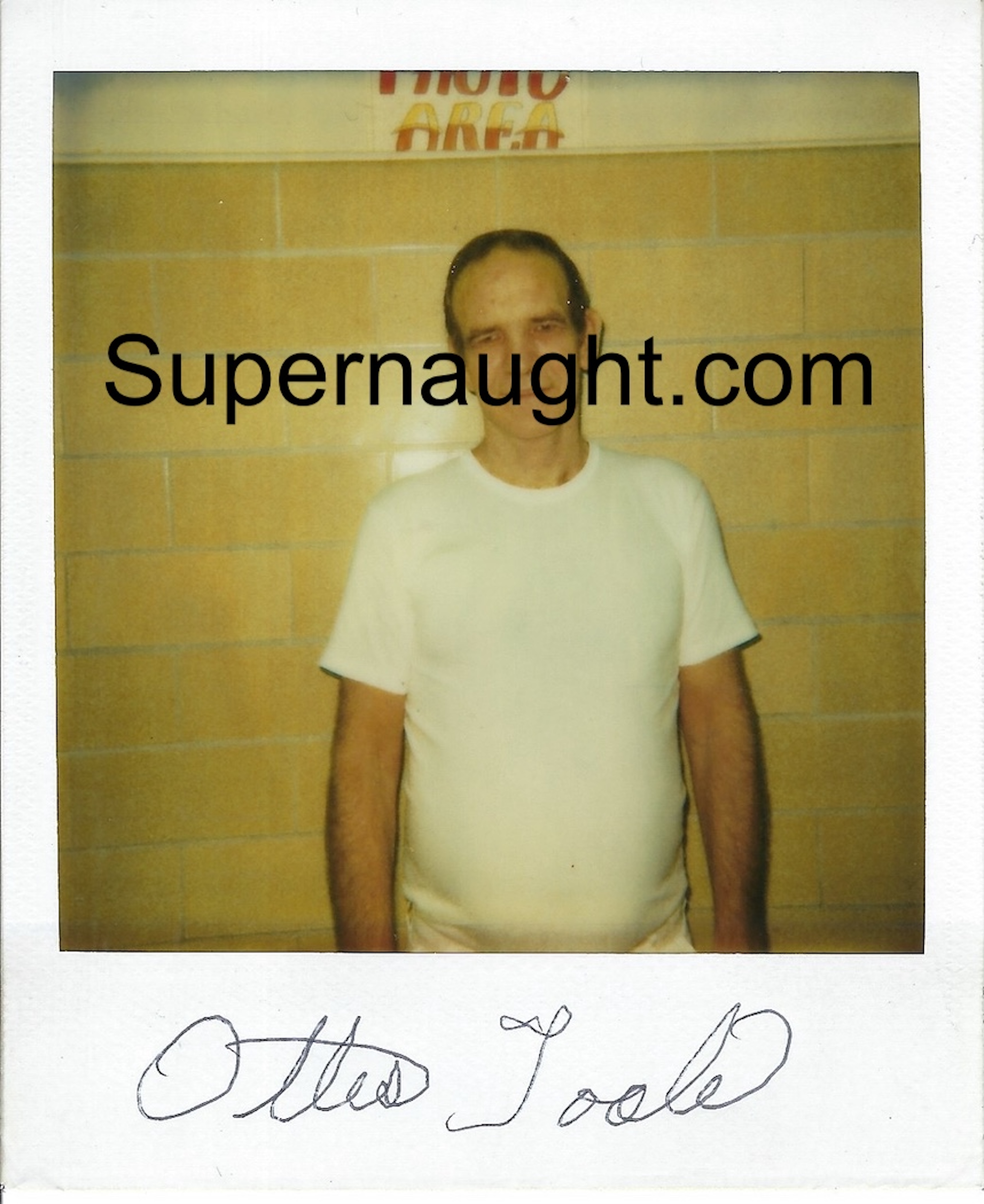 Ottis Toole Signed Polaroid Photo